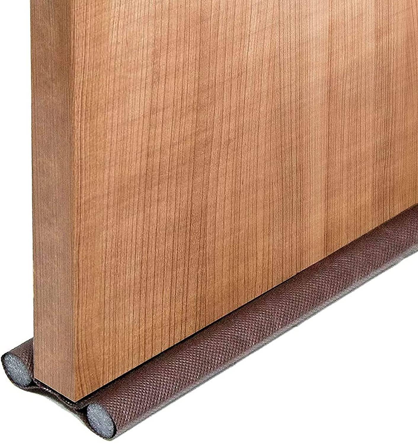 Ascension Sound-Proof Reduce Noise Energy Saving Weather Stripping Under Door Twin Draft Stopper, Door Sealing Strips for Home (42inches, 2) Sound-Proof Reduce Noise Energy Saving Weather Stripping Under Door Twin Draft Stopper, Door Sealing Strips for Home (42inches, 2) Floor Mounted Door Stopper
