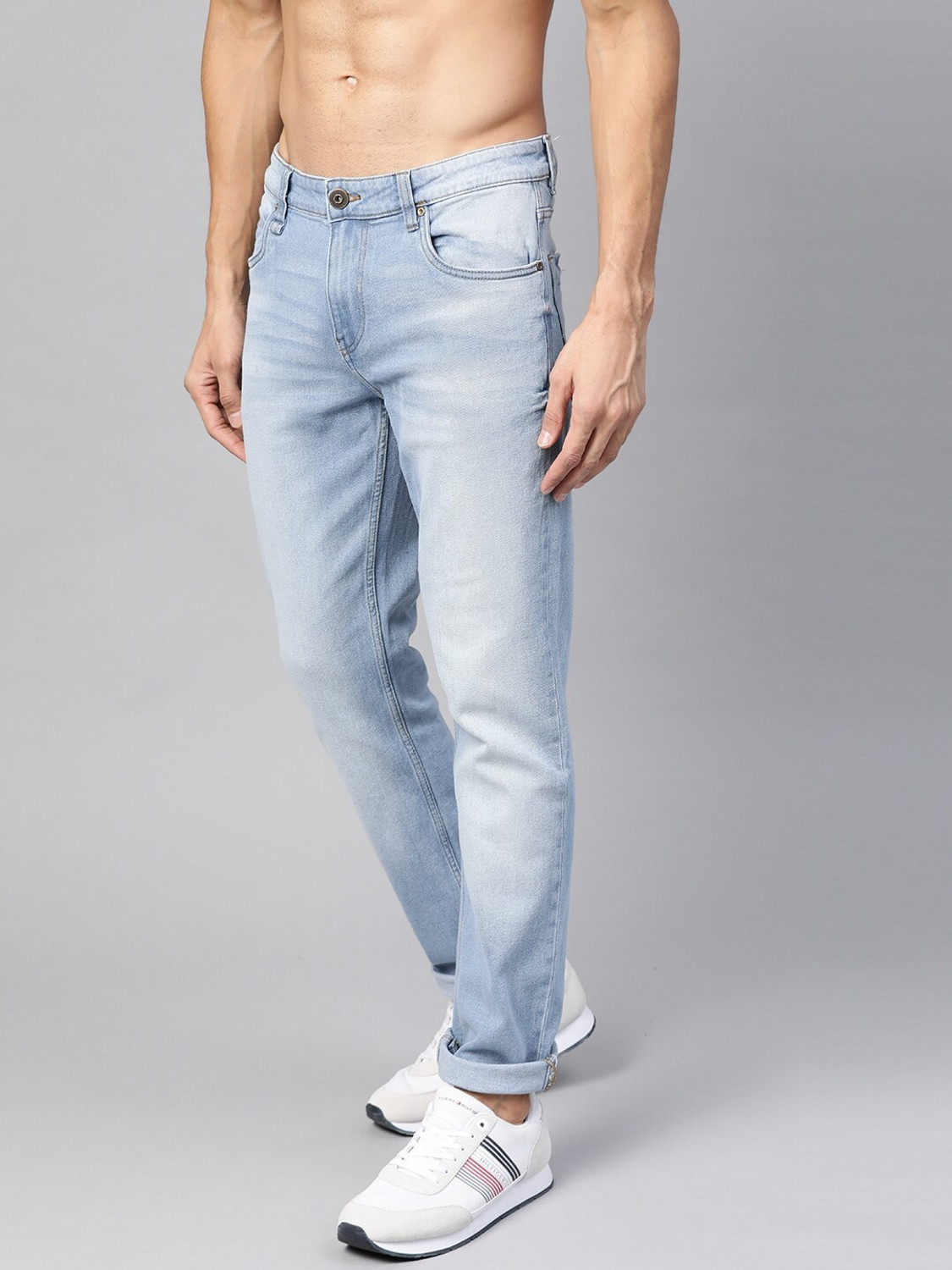 Image of Roadster Regular Men Blue Jeans