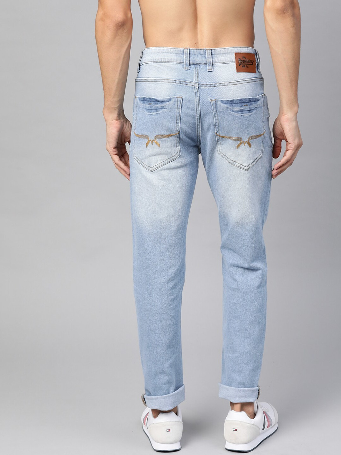 Image of Roadster Regular Men Blue Jeans