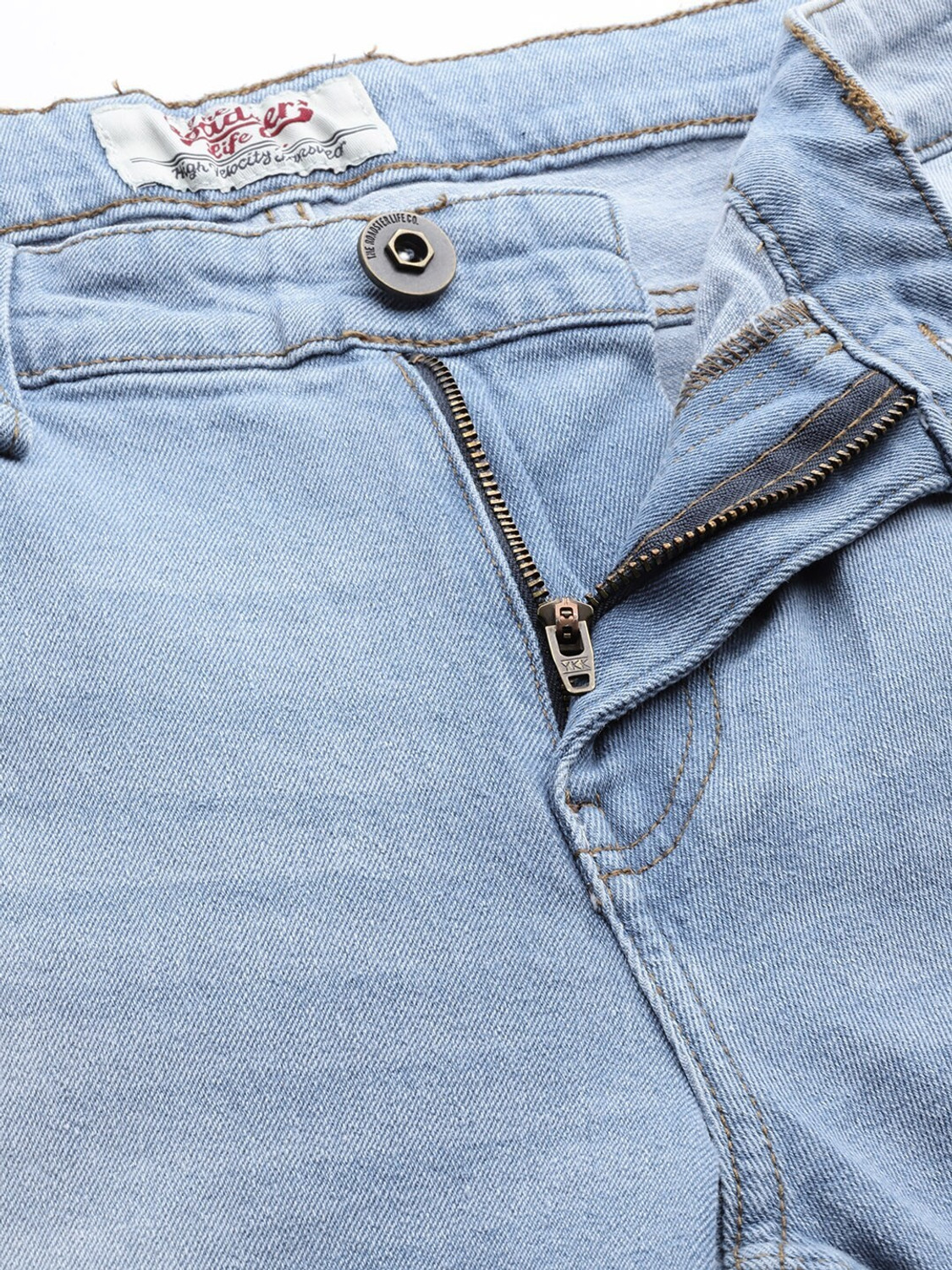 Image of Roadster Regular Men Blue Jeans