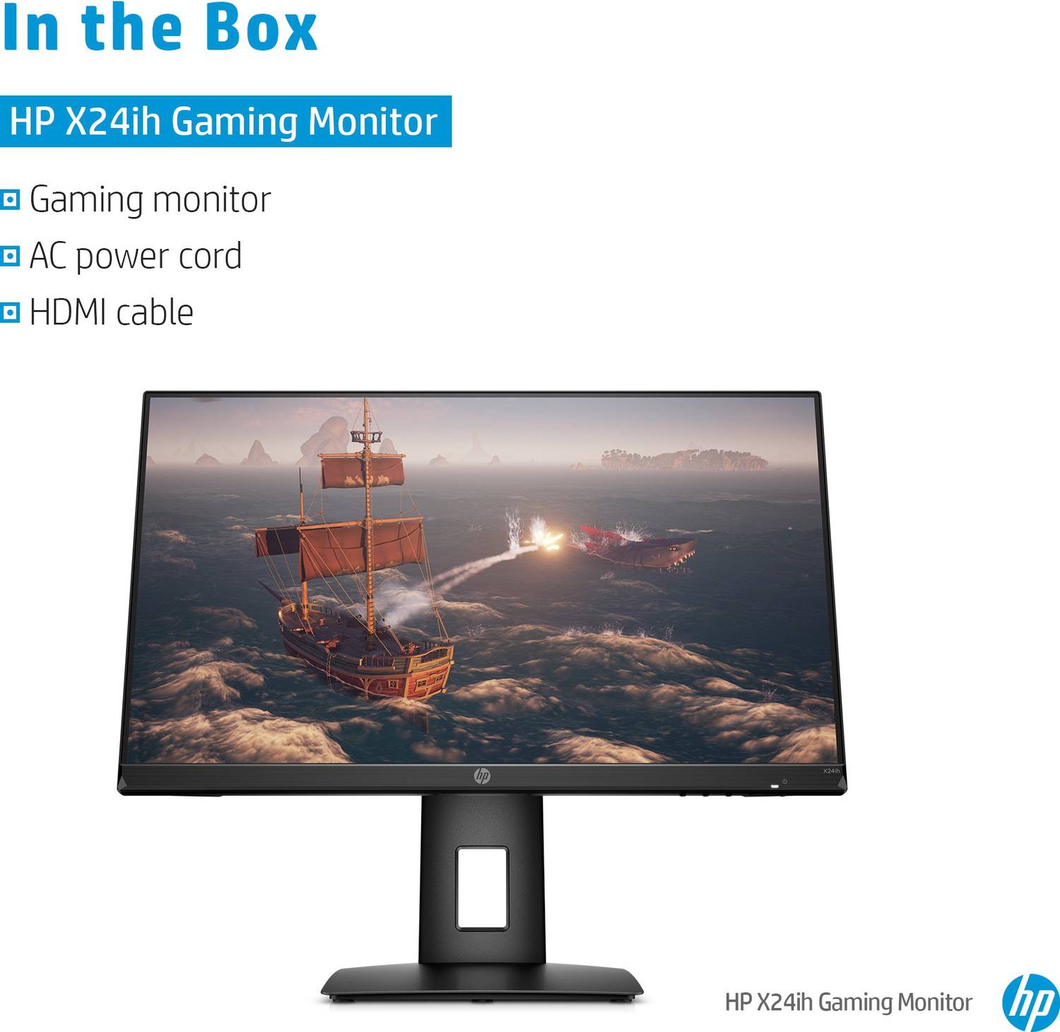 HP 60.45 cm (24 inch) Full HD LED Backlit IPS Panel Gaming Monitor