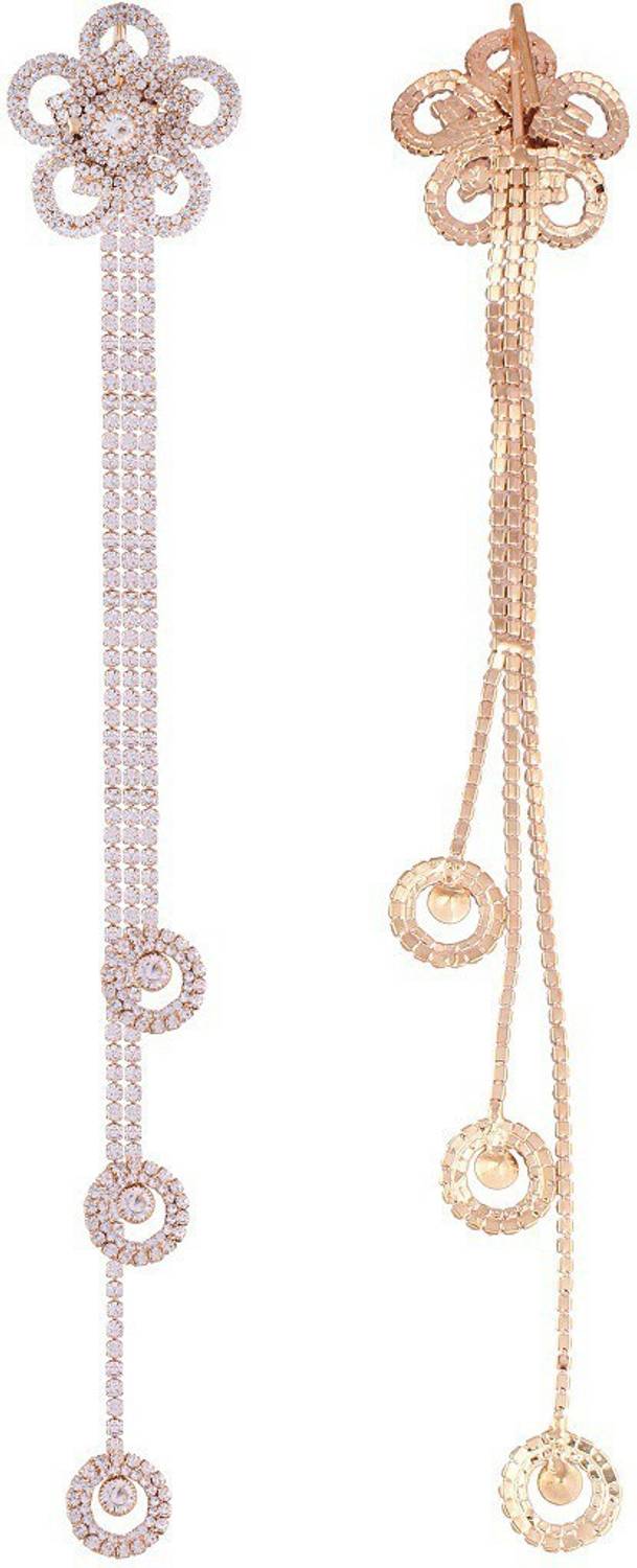 AccessHer Rhinestone 2 in 1 Choti and saree Challa for women Hair Accessory Set