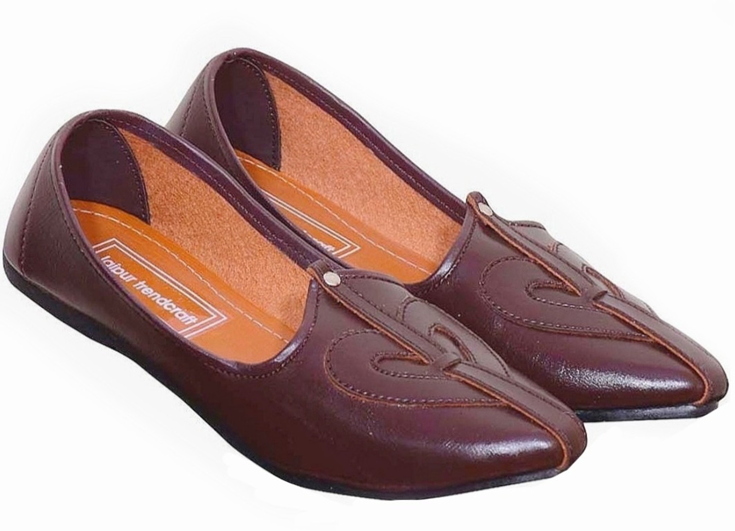 Image of jaipur trendcraft Men's traditional Paan Jutis Jutis For Men