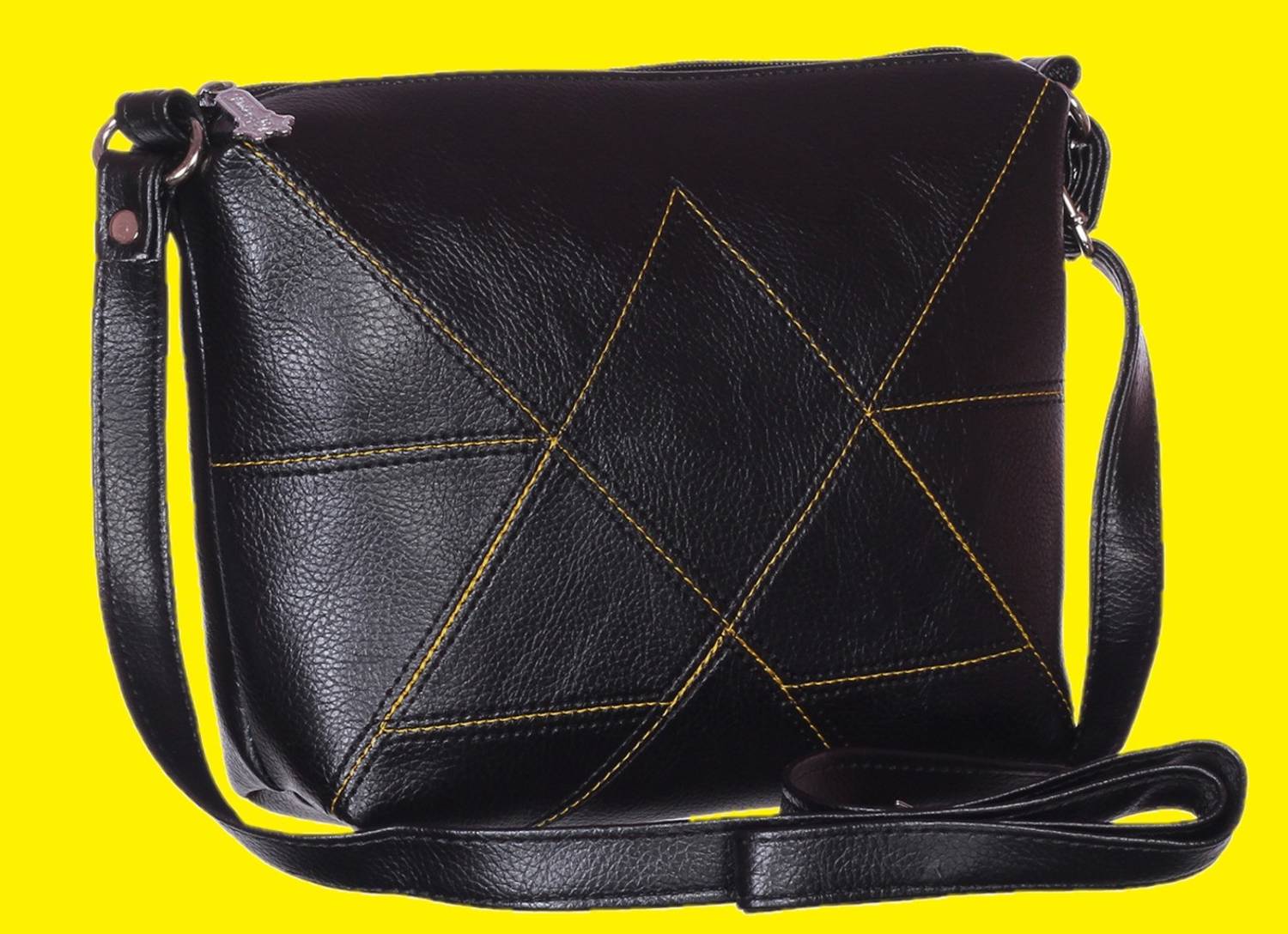 blubags Black Sling Bag SB-01_BLACK