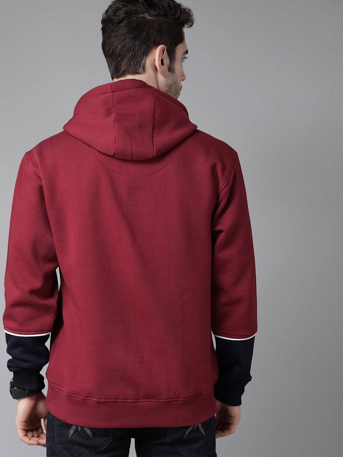 Image of Roadster Full Sleeve Solid Men Sweatshirt