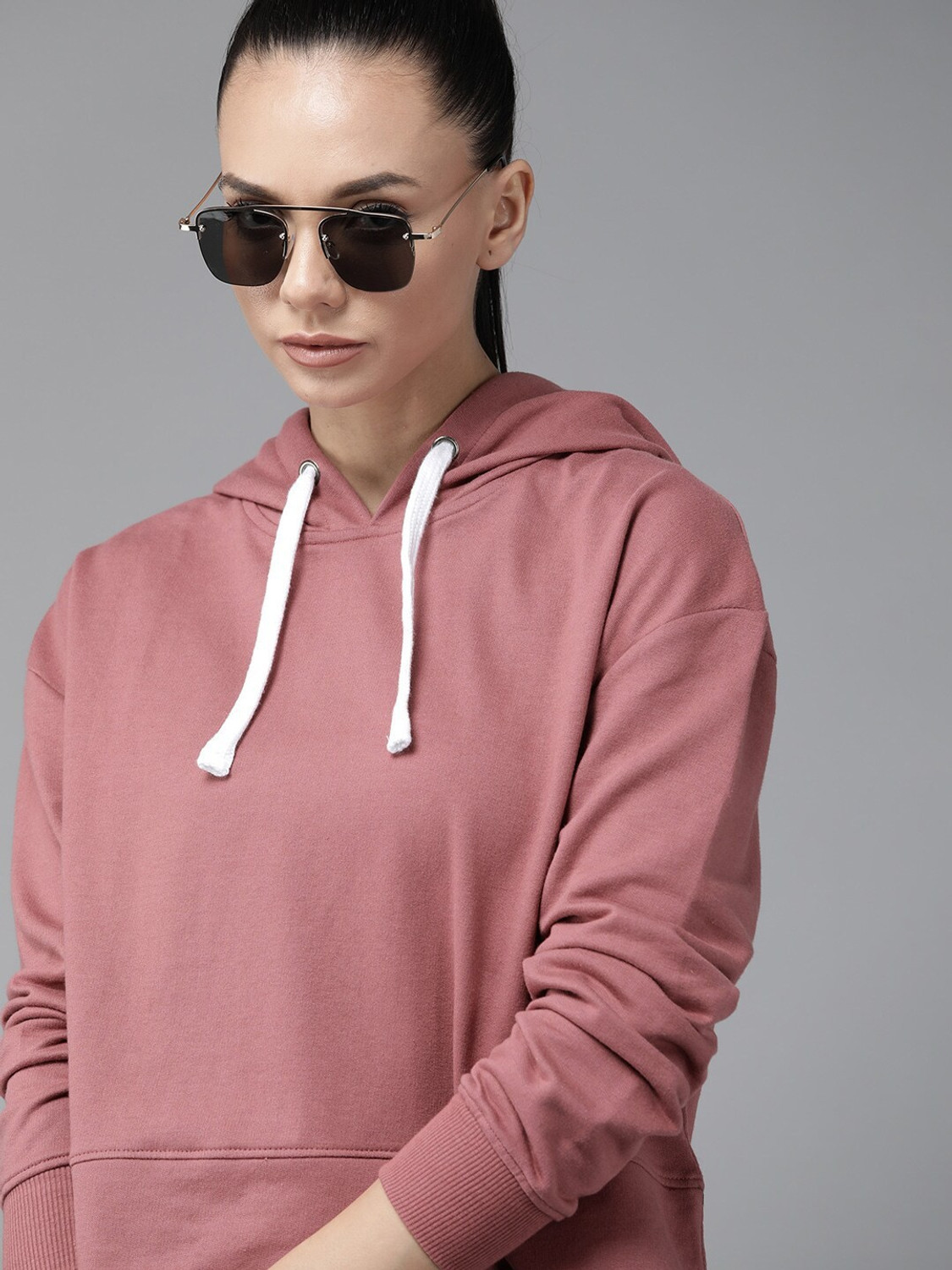 Image of Roadster Full Sleeve Solid Women Sweatshirt