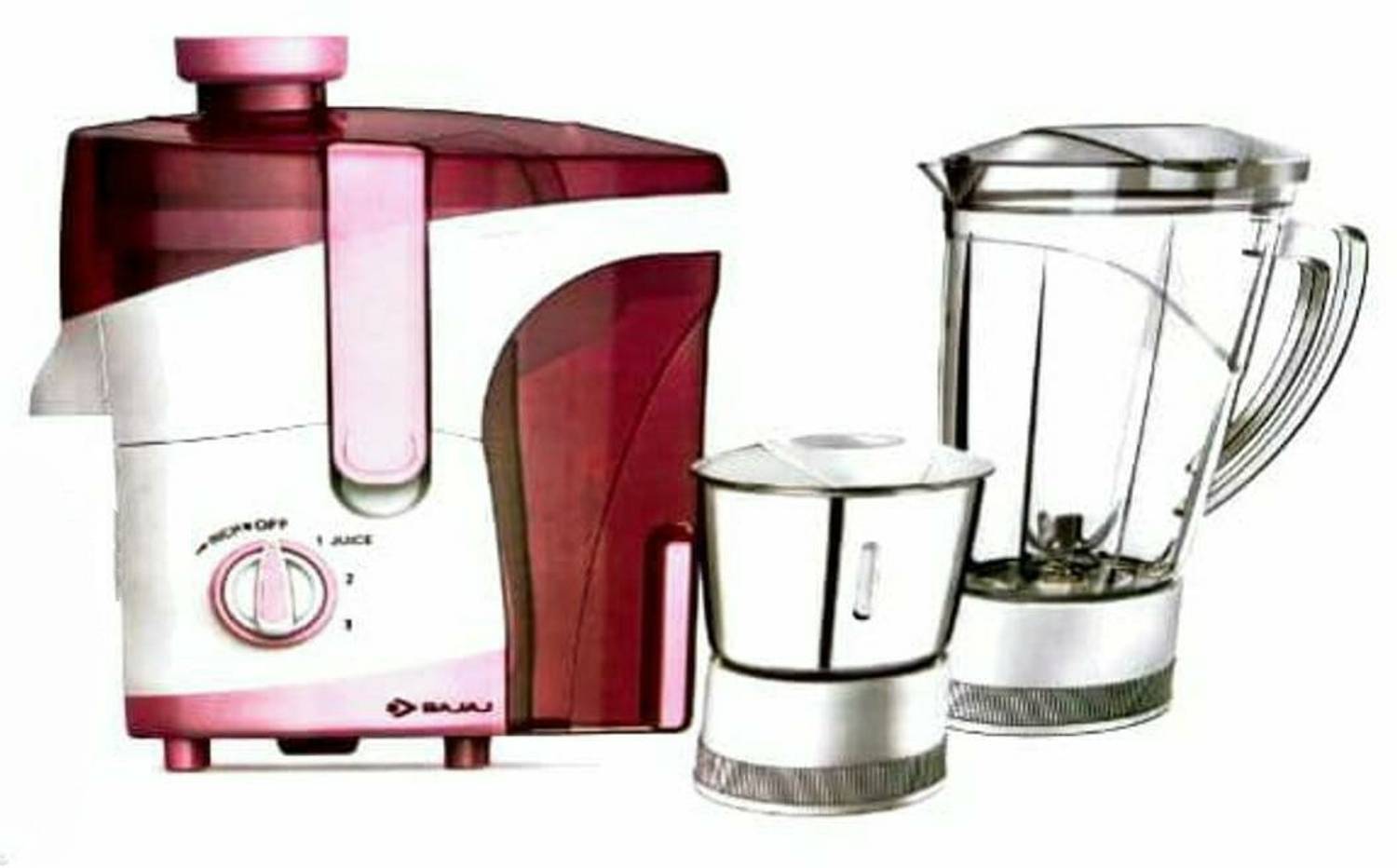 BAJAJ by BAJAJ JX20 500 W Juicer Mixer Grinder — Juicers & Blenders