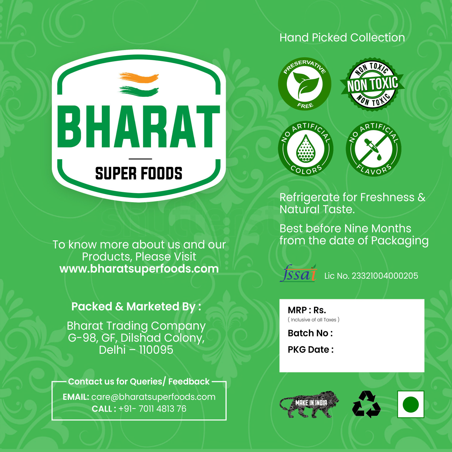 Image of Bharat Super Foods Premium Black Raisins Seedless, Kali Kishmish 100% Natural (100 GM) Raisins
