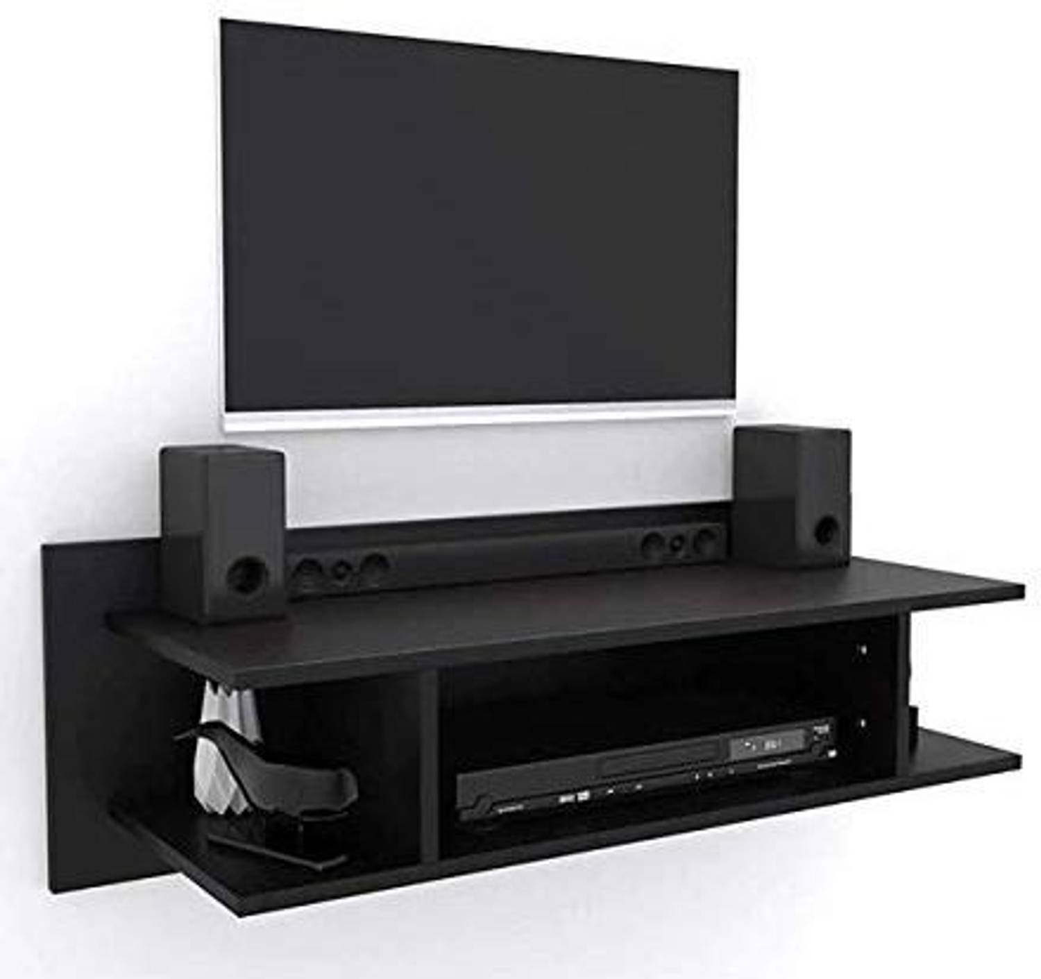 Umar Enterprises Wall T.V Set up box stand MDF MDF (Medium Densit