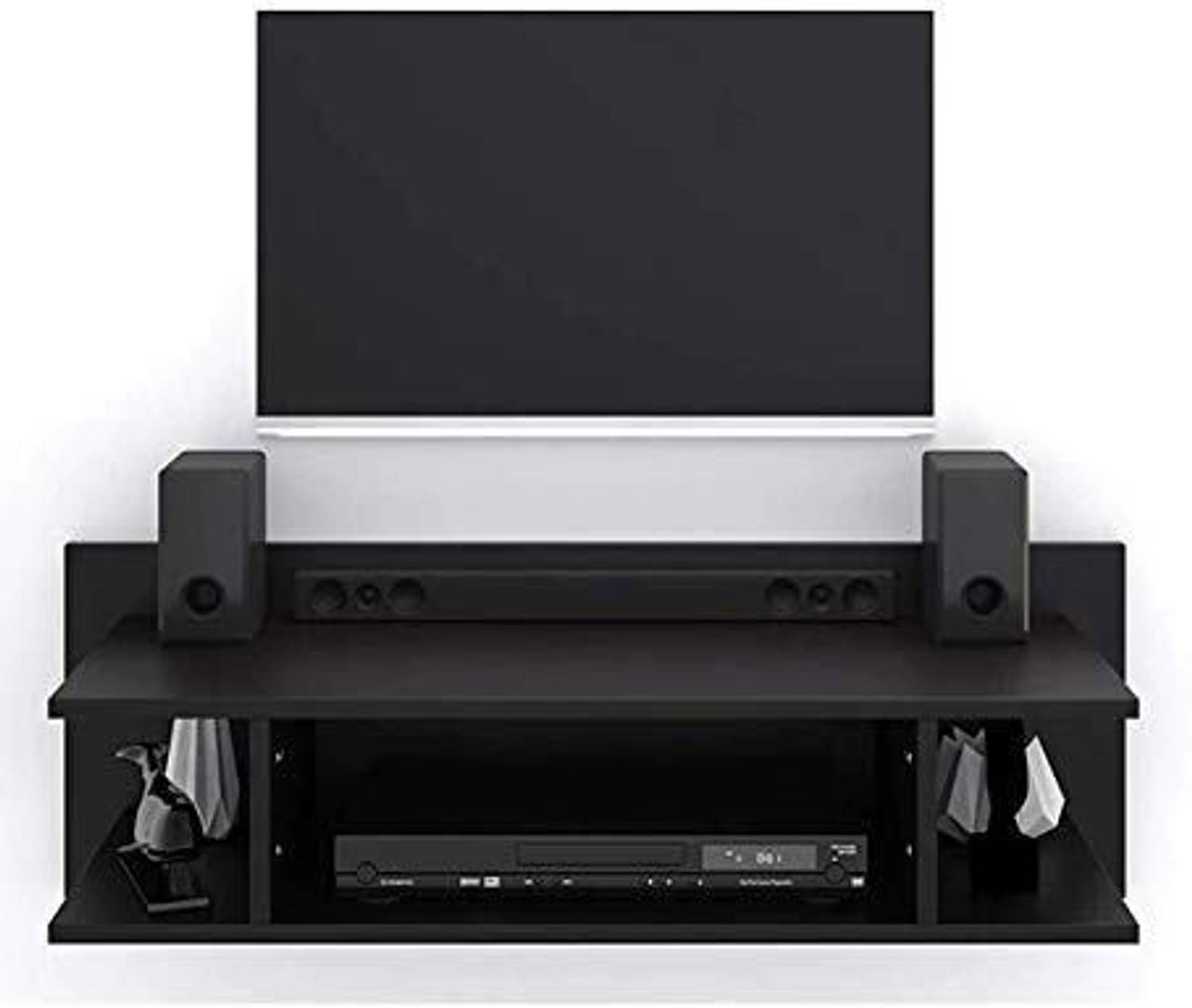 Umar Enterprises Wall T.V Set up box stand MDF MDF (Medium Densit