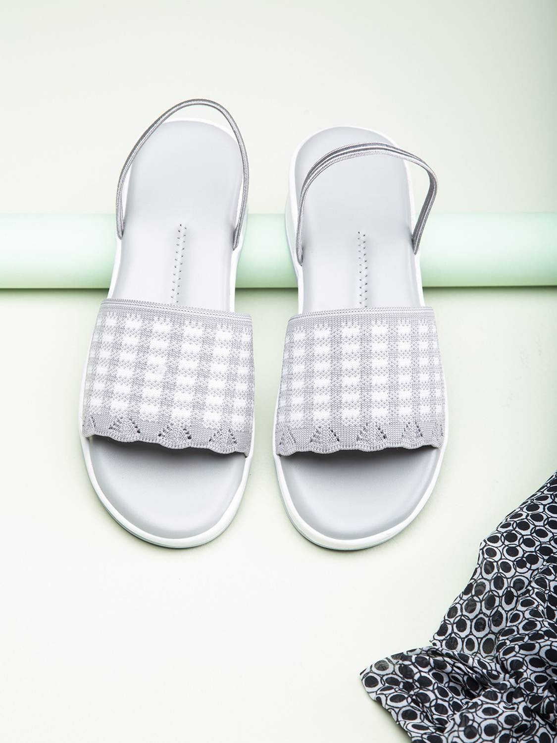 CARRITO Ethnic Heels Sandals for Women/Girl, Synthetic Leather Casual Sandals Women Heels