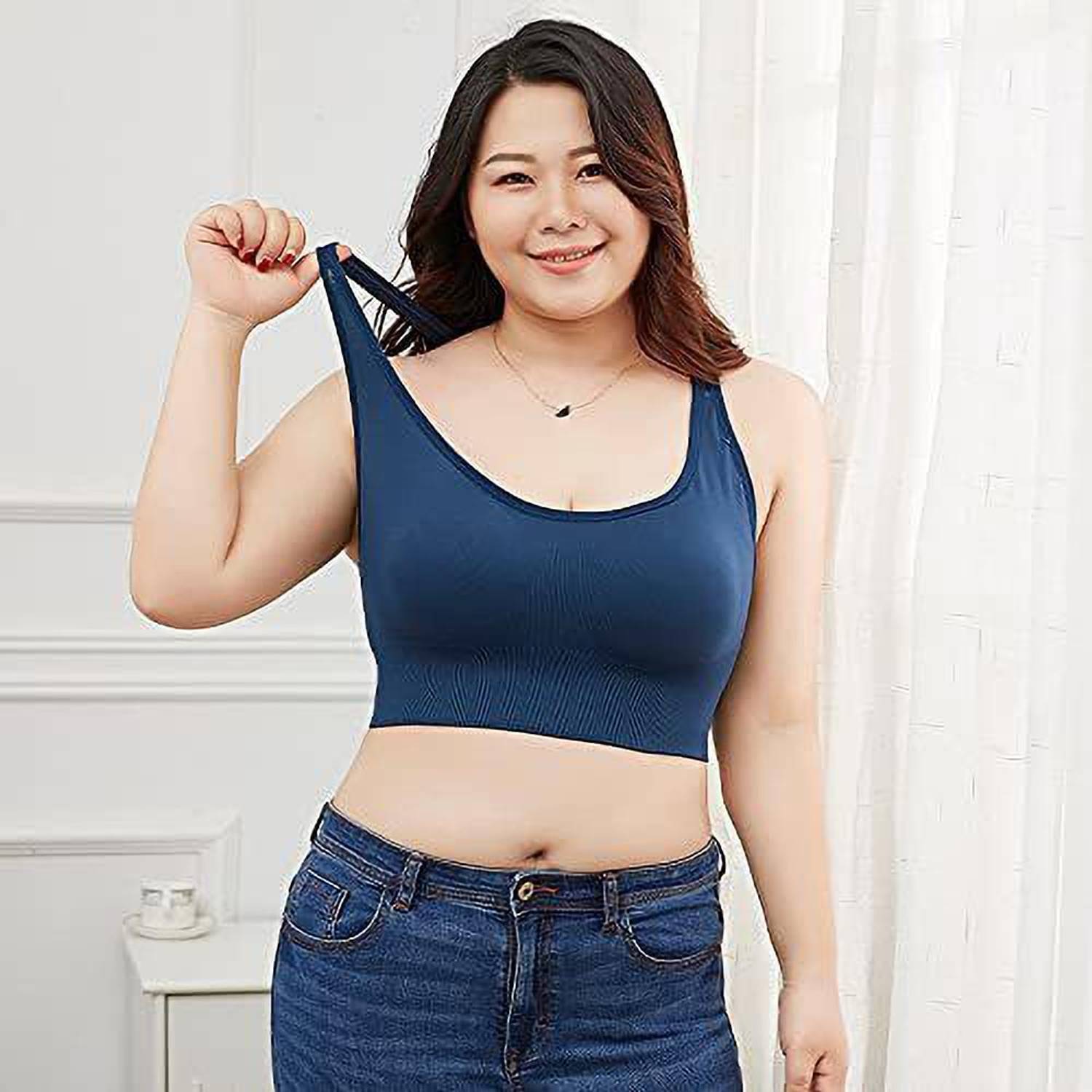 Brachy Brachy Women's Nylon Lightly Padded Wire Free Racerback Sports Bra Women Sports Lightly Padded Bra