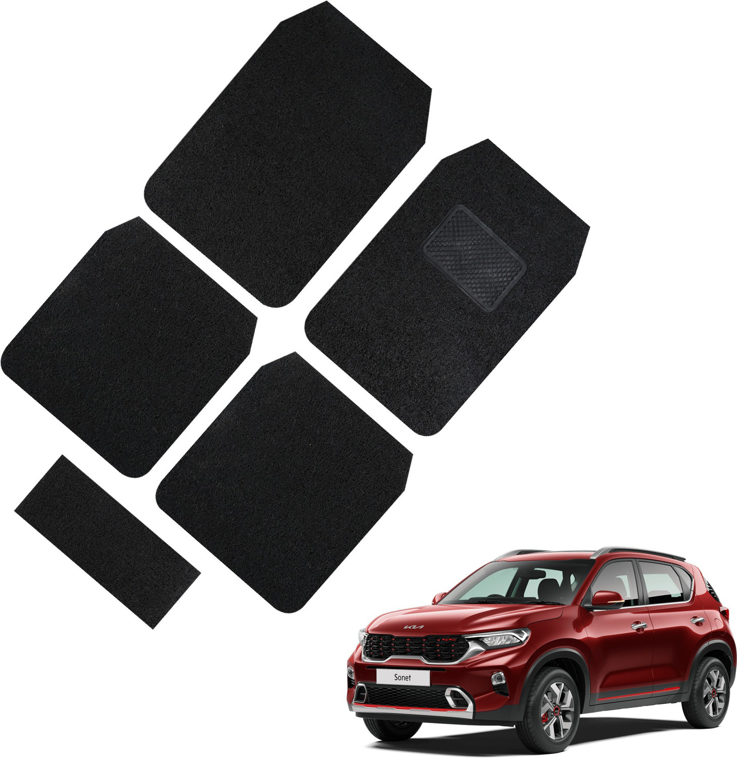 Image of GoMechanic PVC Standard Mat For Kia Sonet