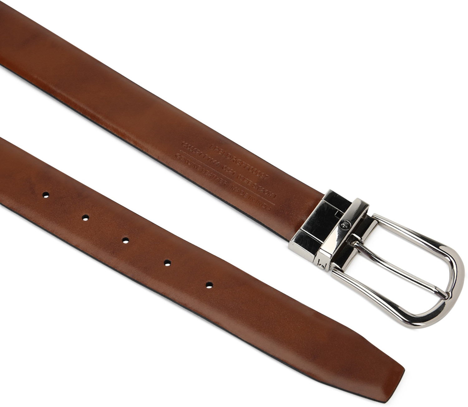 Image of LOUIS PHILIPPE Men Casual, Formal Black, Brown Genuine Leather Reversible Belt