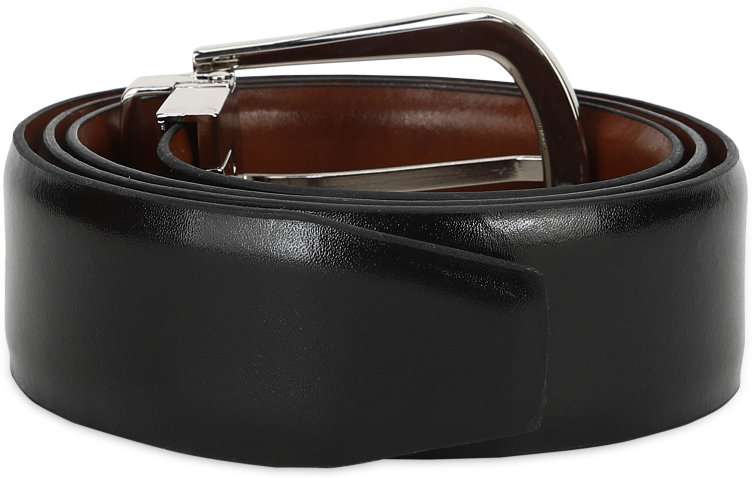 Image of LOUIS PHILIPPE Men Casual, Formal Black, Brown Genuine Leather Reversible Belt