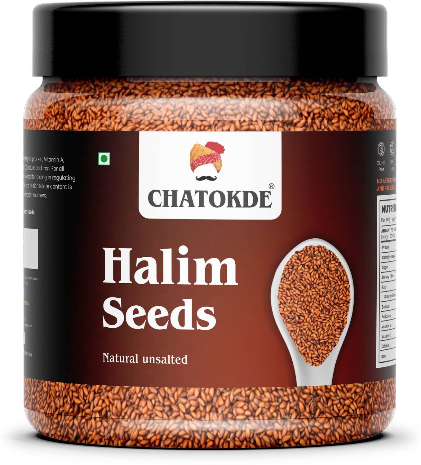 CHATOKDE Halim Seeds [Asaliya] 400g JAR PACK Garden Cress Seeds