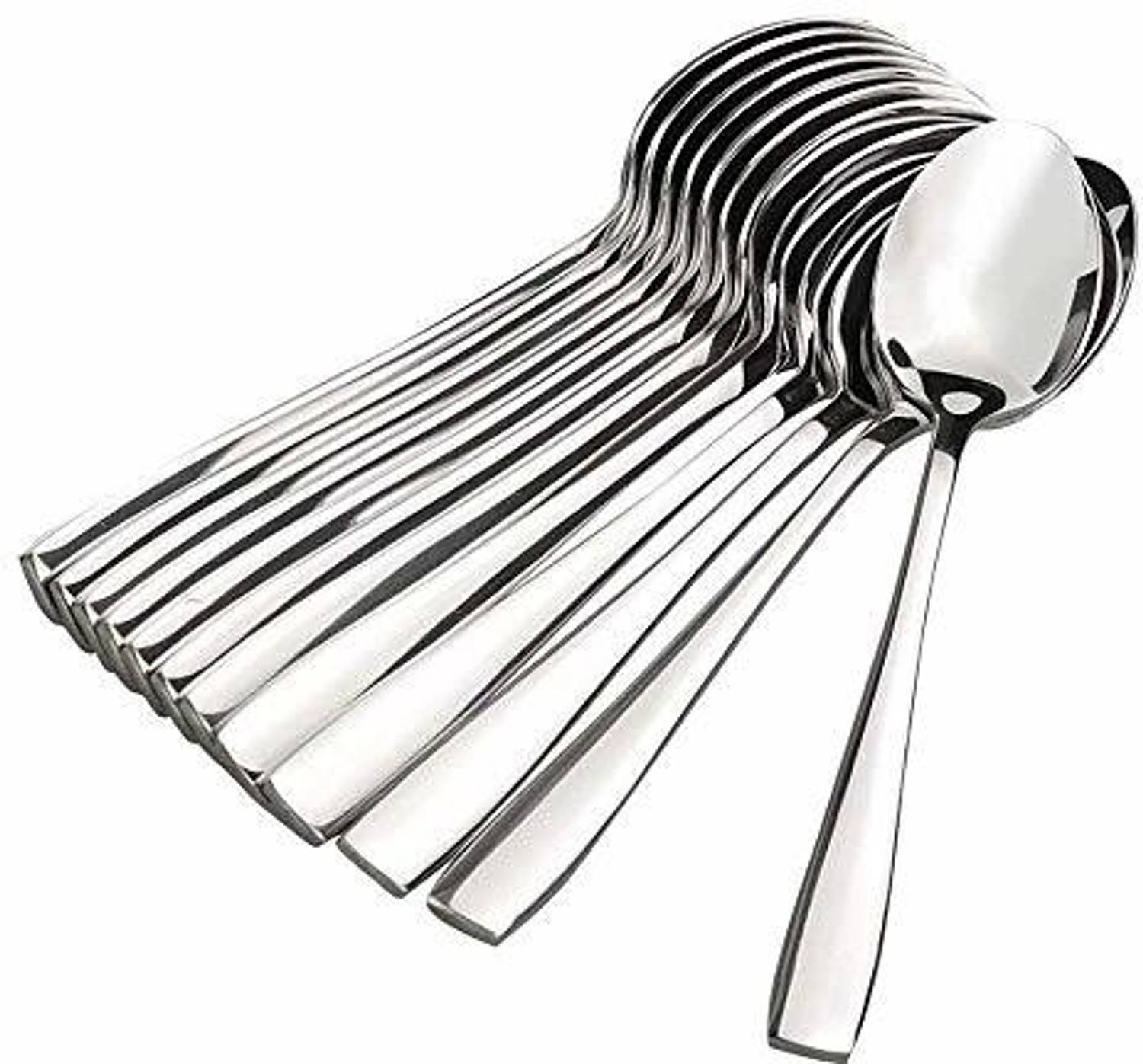 champriti stainless steel spoons set of 12 pcs Steel Table Spoon Set