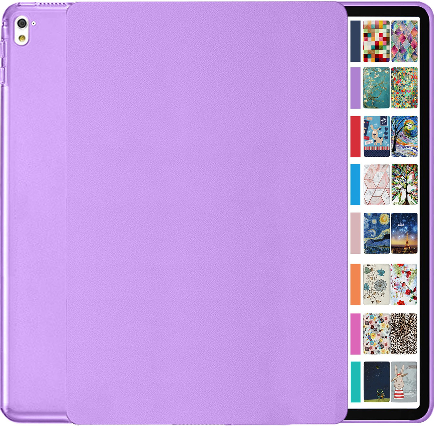 Image of DuraSafe Cases Flip Cover for iPad Pro 2016 9.7 Inch [ Pro 9.7 ][ A1673 A1674 A1675 ] Slim Hard Shell Protective Stand Cover