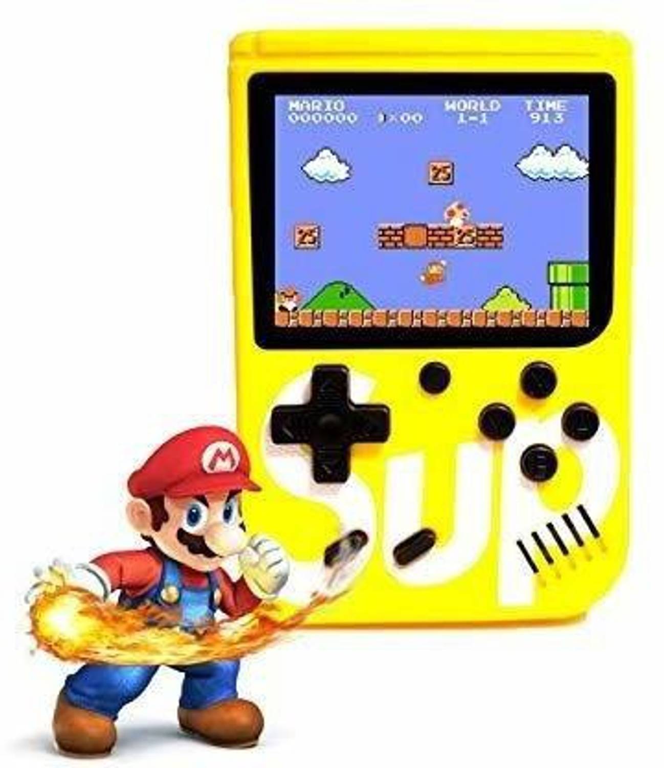 BSVR Newly 400 Games Super Mario 031 Gaming Console Portable and Best For Kids Game 8 GB with Super Mario, DR Mario, Mario, Contra, Turtles, Tank, Total 400 Games