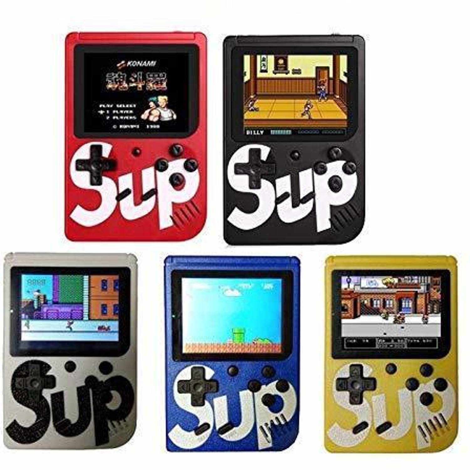 BSVR Super Mario Games Rechargable 400 Games Console Portable Best For Kids Game Handheld Gaming Console