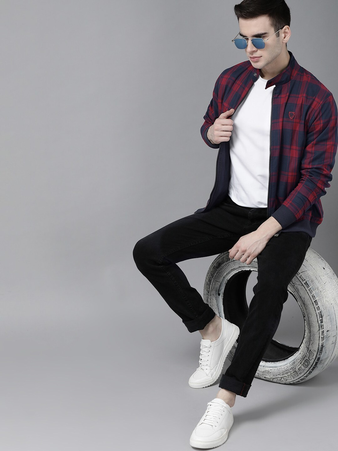 Image of Roadster Full Sleeve Solid Men Jacket
