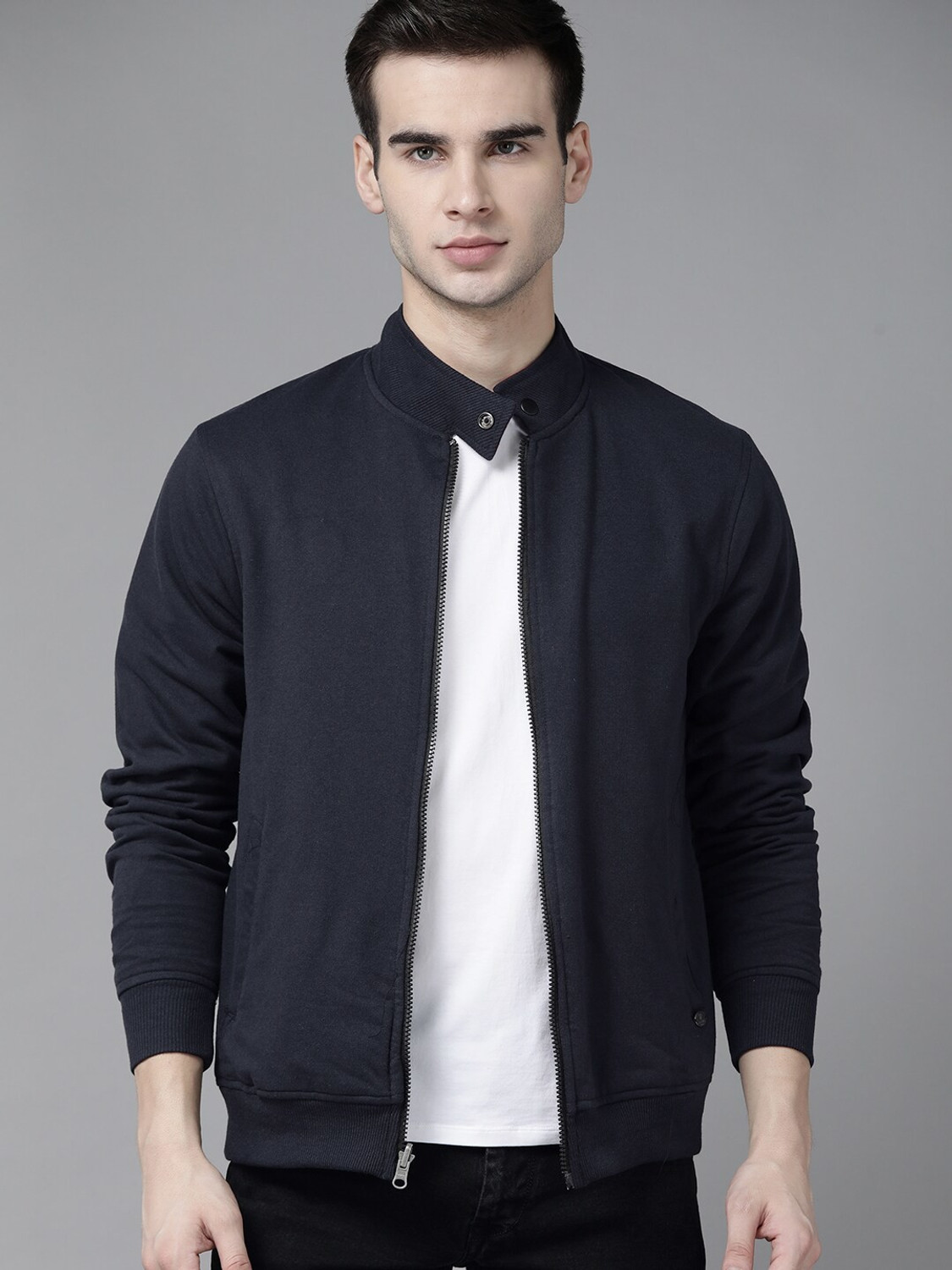 Image of Roadster Full Sleeve Solid Men Jacket
