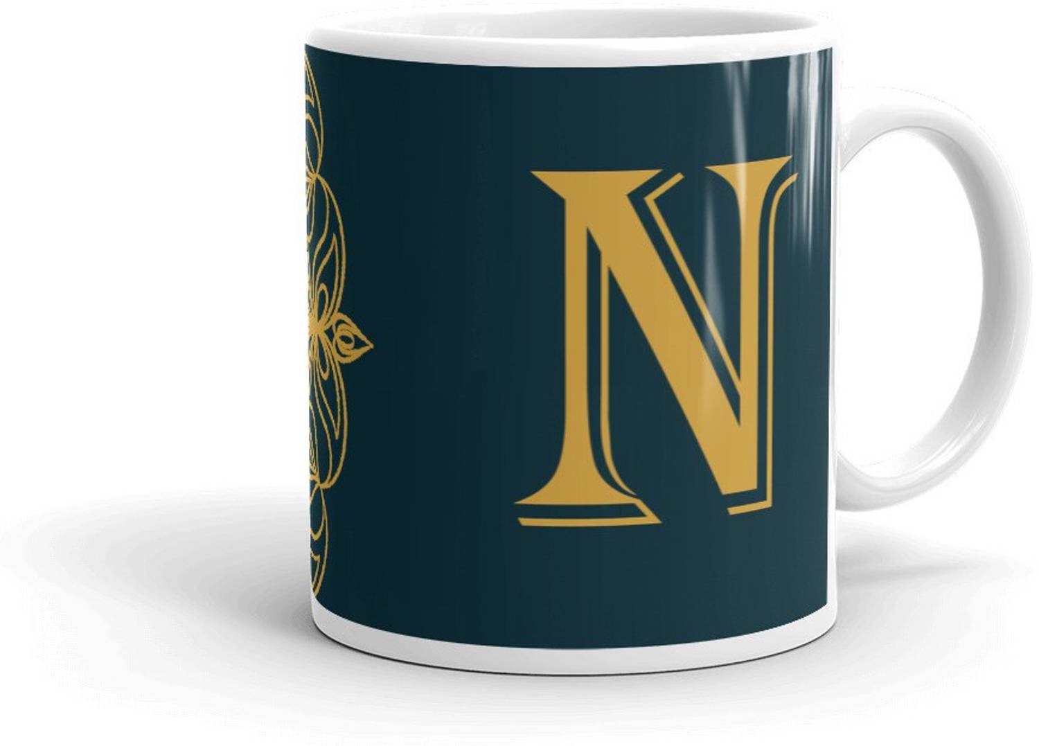 ABCP N Letter Alphabet Coffee Best Gift for Boy Friend and Girl Friend Special Birthday Gift For Girlfriend Ceramic Coffee Mug