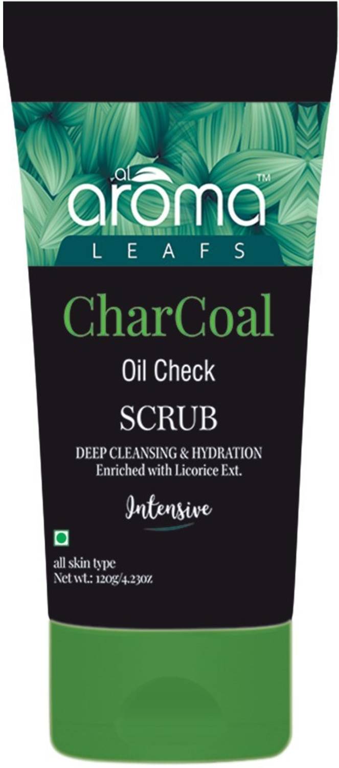 AlAroma Leafs Charcoal Face Scrub