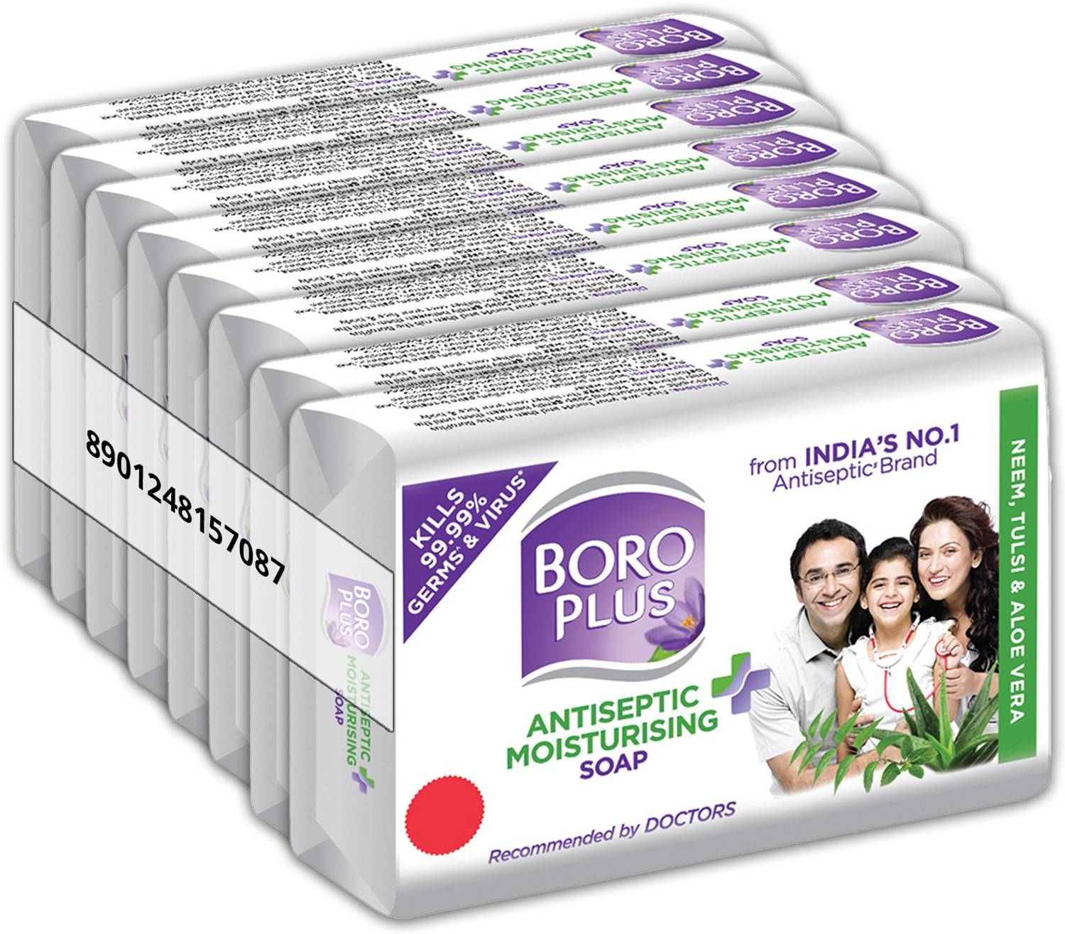 BOROPLUS Antiseptic Plus Moisturising Soap - Neem, Tulsi and Aloe Vera