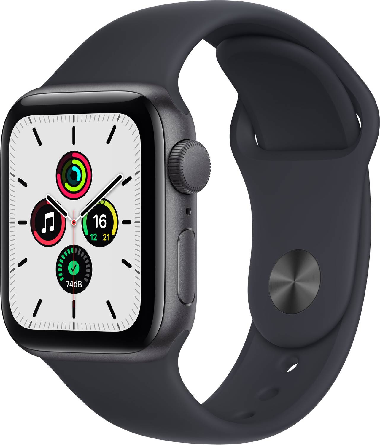 Apple Watch SE (GPS, 44mm) - Space Grey Aluminium Case with Midni