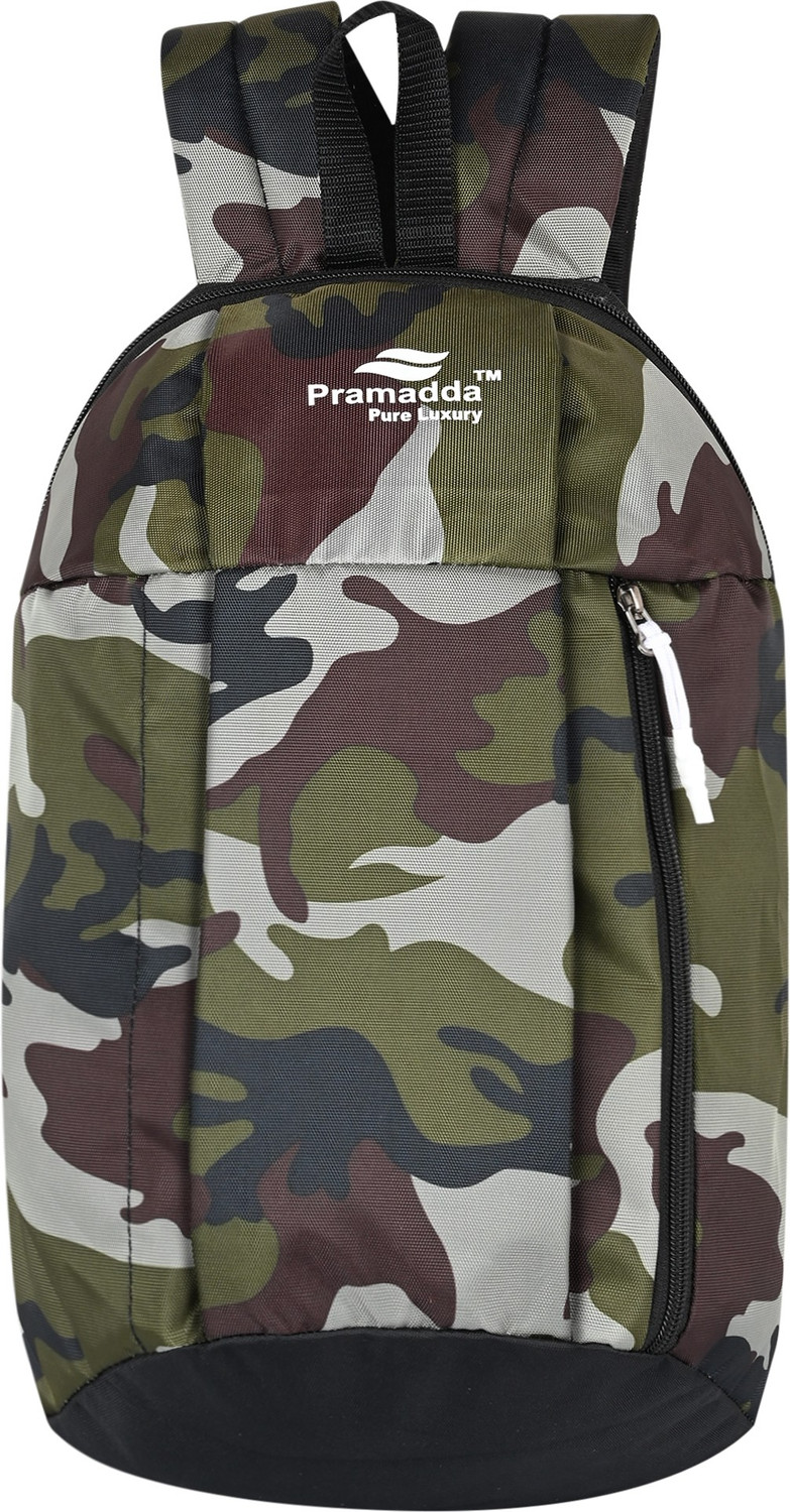 Image of Pramadda Pure Luxury Alpha Stylish Tourister Small Casual Backpack for Men Women | Sports Cycling Gym Football Kit Bags | Mini Bags For College office Bike Travelling | Small Office Backpack | travel hiking Trekking mini military beg | kachua bags for boys girls | School Tuition Coaching bags waterproof. 19 L Backpack