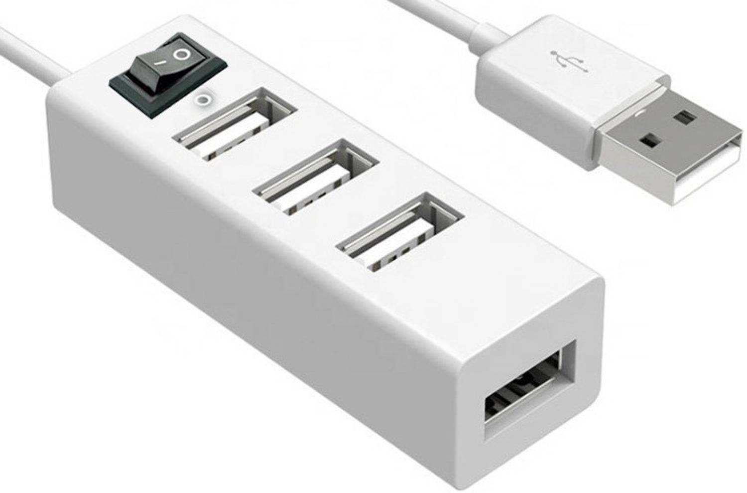 BOPUD Charging Switch power board USB Hub, Laptop Accessory HUB 4 Port USB HUB 3.0 Multi-port Cable Adapter and LED Indicator USB Hub