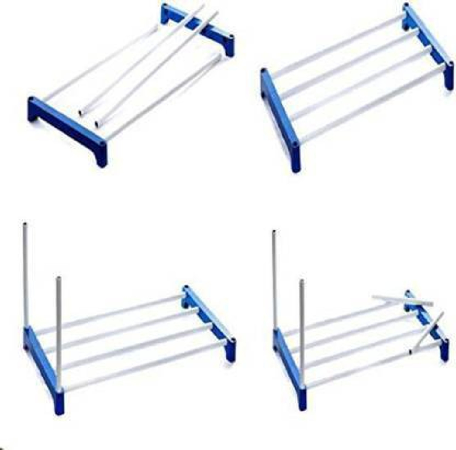 Image of Attache Metal, Plastic Shoe Rack