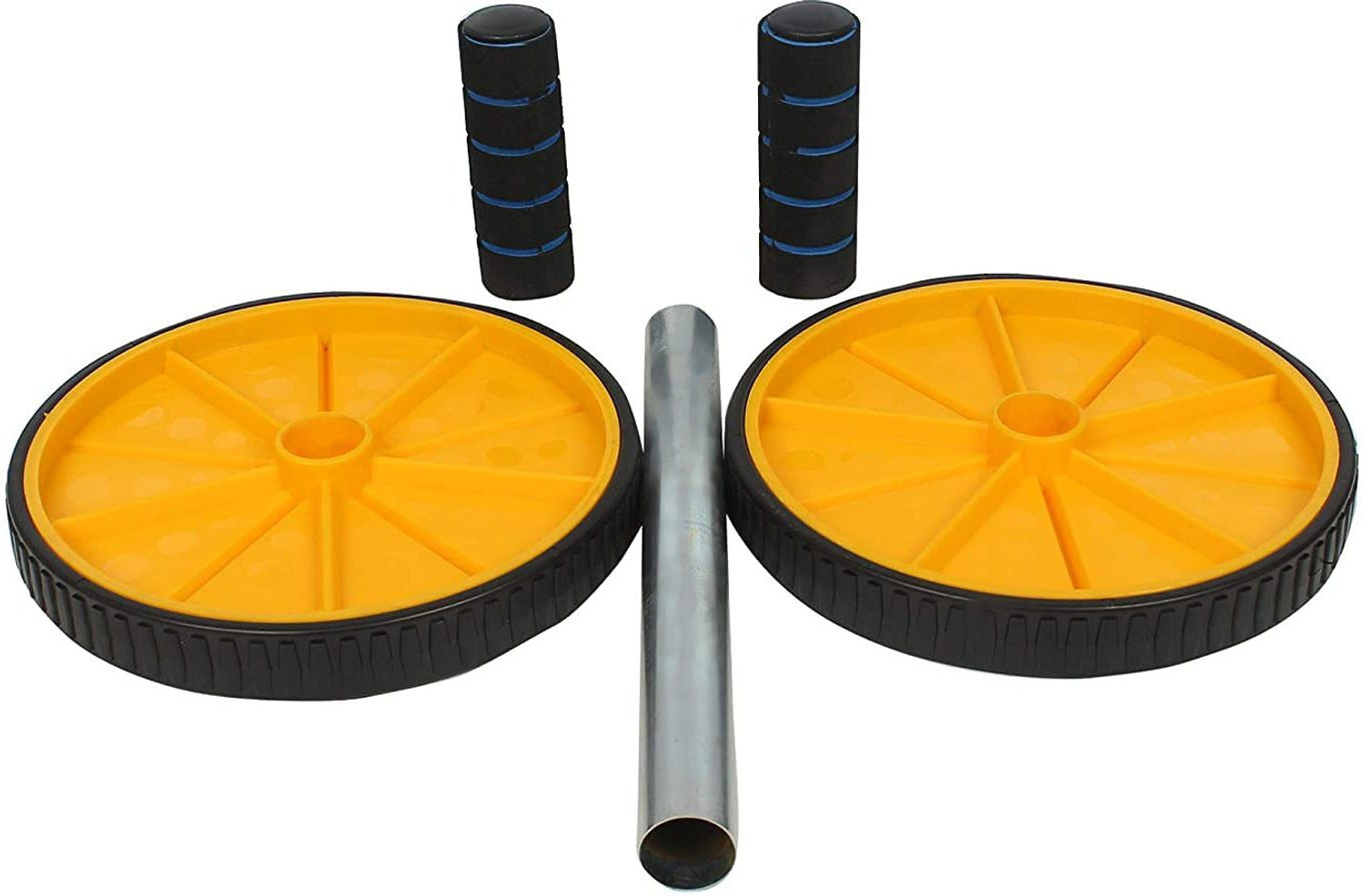 Image of YOGA FIT Wheel Ab Roller for Exercise FitnessGym Ab Workout Equipment for Workout For Body Ab Exerciser