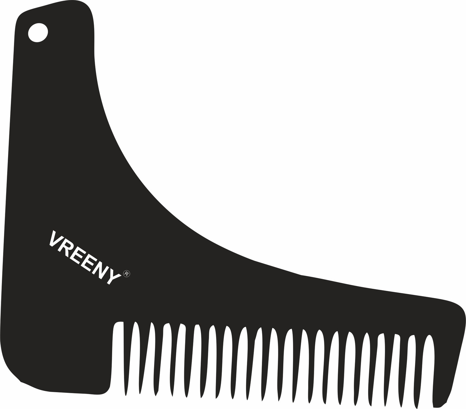 Image of Vreeny Beard Shaper Tool Comb Beard Shaping tool Beard Comb for Men Home and Salon Use Men Beard Accessories