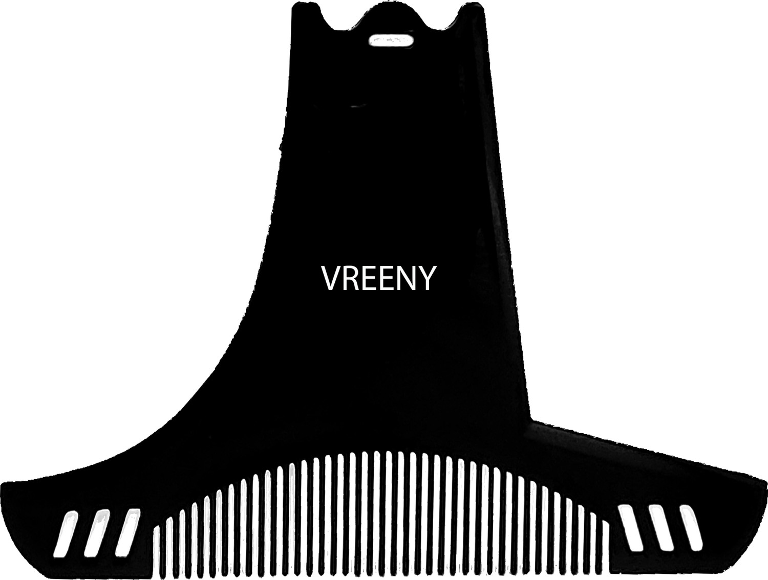 Image of Vreeny Beard Shaper Tool Comb Beard Shaping tool Beard Comb for Men Home and Salon Use Men Beard Accessories