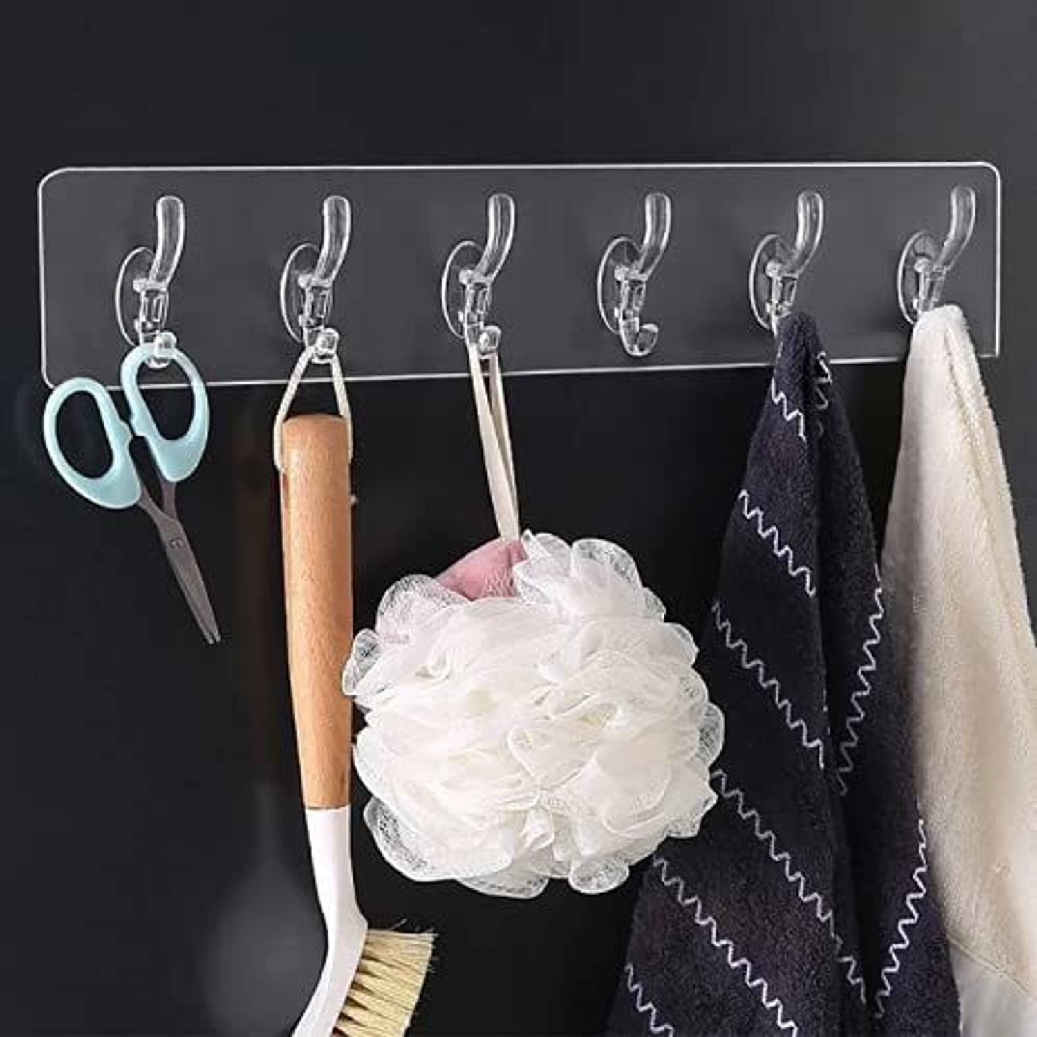 AMEEDARSHAN 6 Wall hook Sticker Door Hanger
