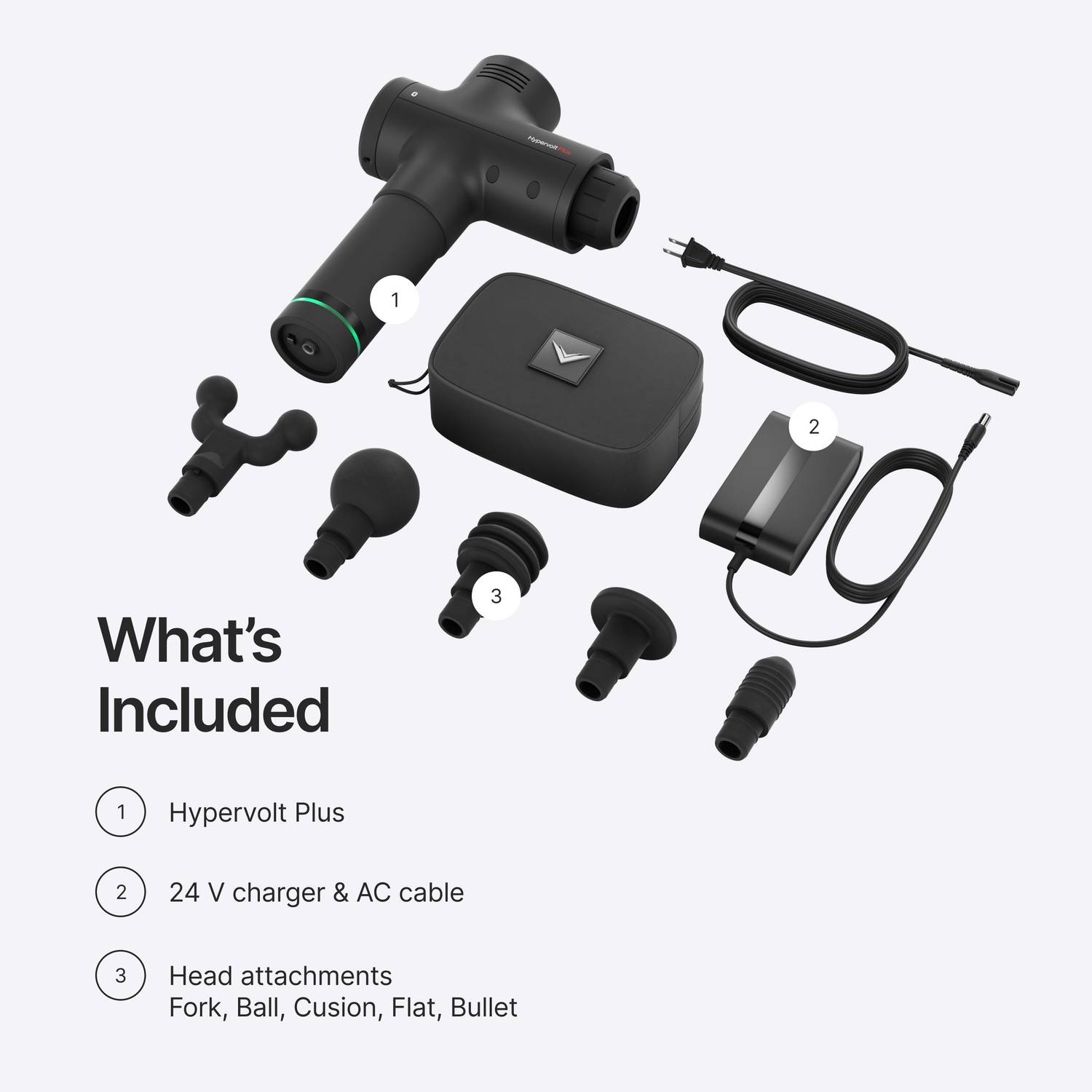 Hyperice 54020-001-00 Hypervolt Plus Bluetooth Massager - Hyperice