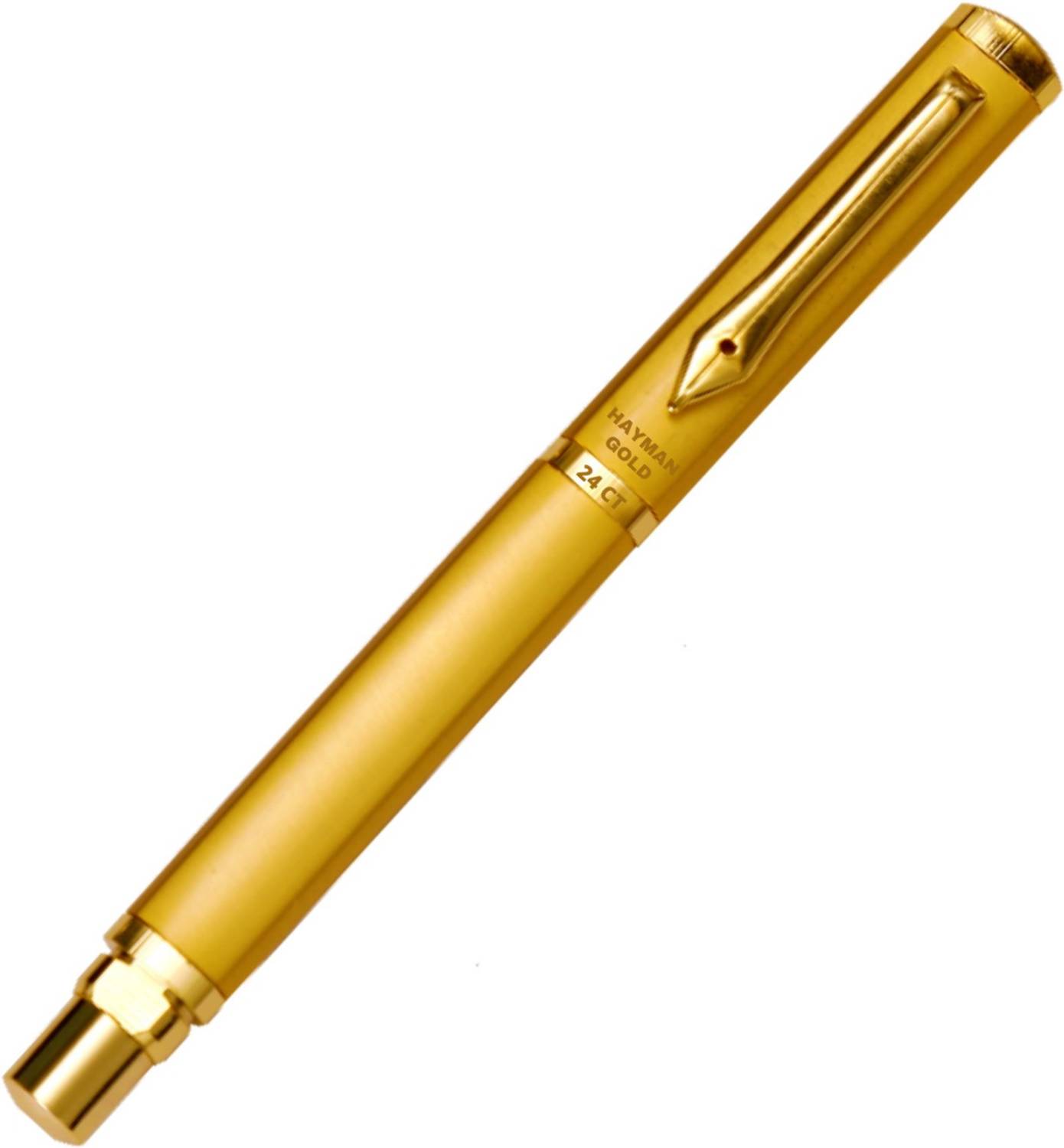 Hayman 24 CT Gold Plated Triangular Roller Ball Pen - Buy Hayman