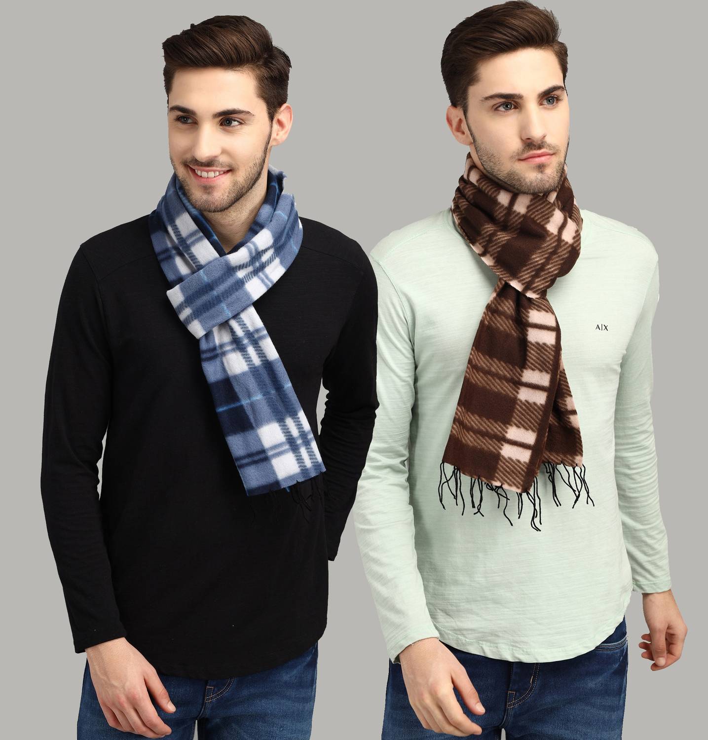 ANIXA Checkered Men Muffler