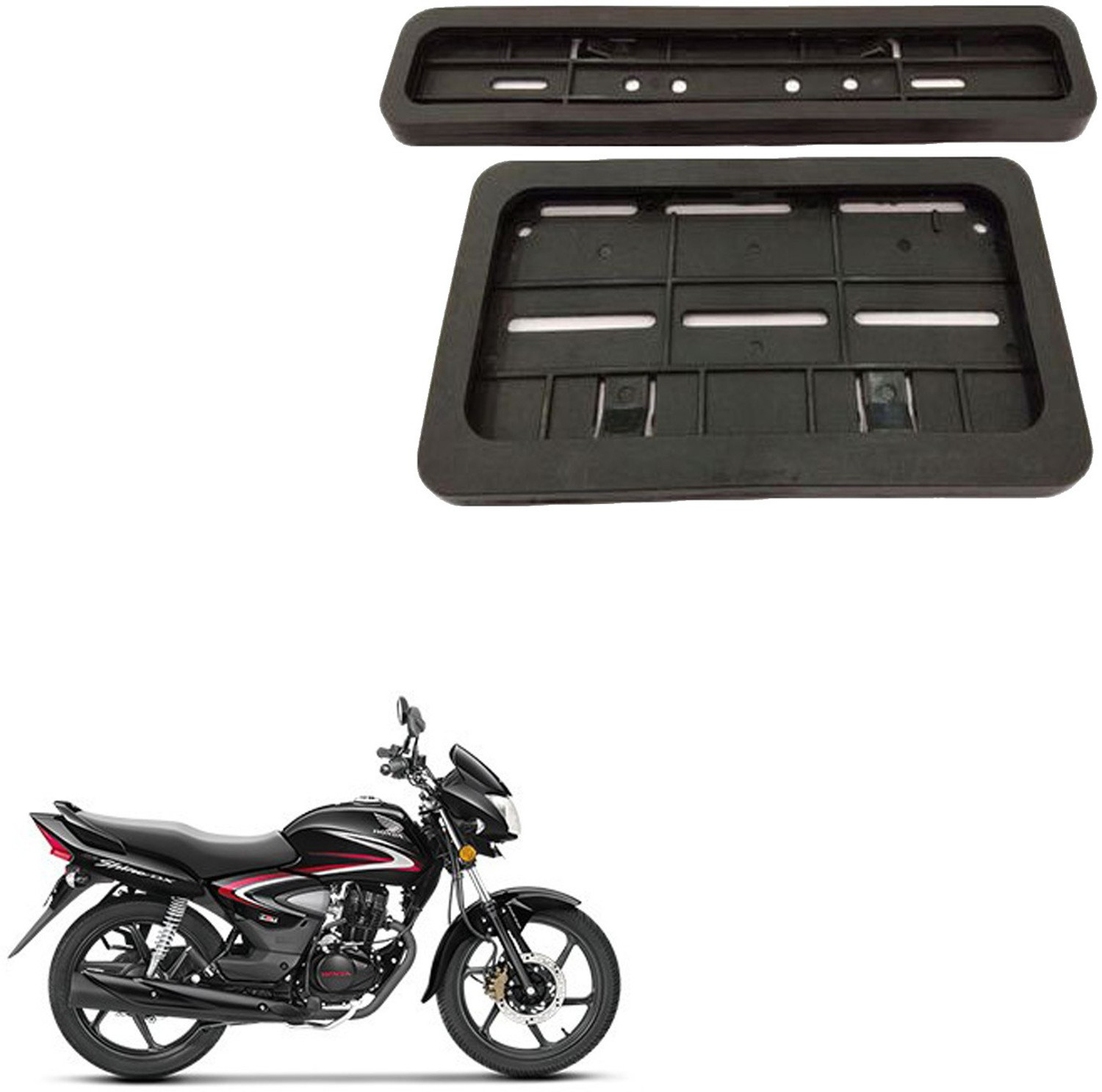 Image of COMICAL HIGH QUALITY WATERPROOF AND RUSTPROOF OPENABLE UNIVERSAL BIKE NUMBER PLATE FRAME-144 Bike Number Plate