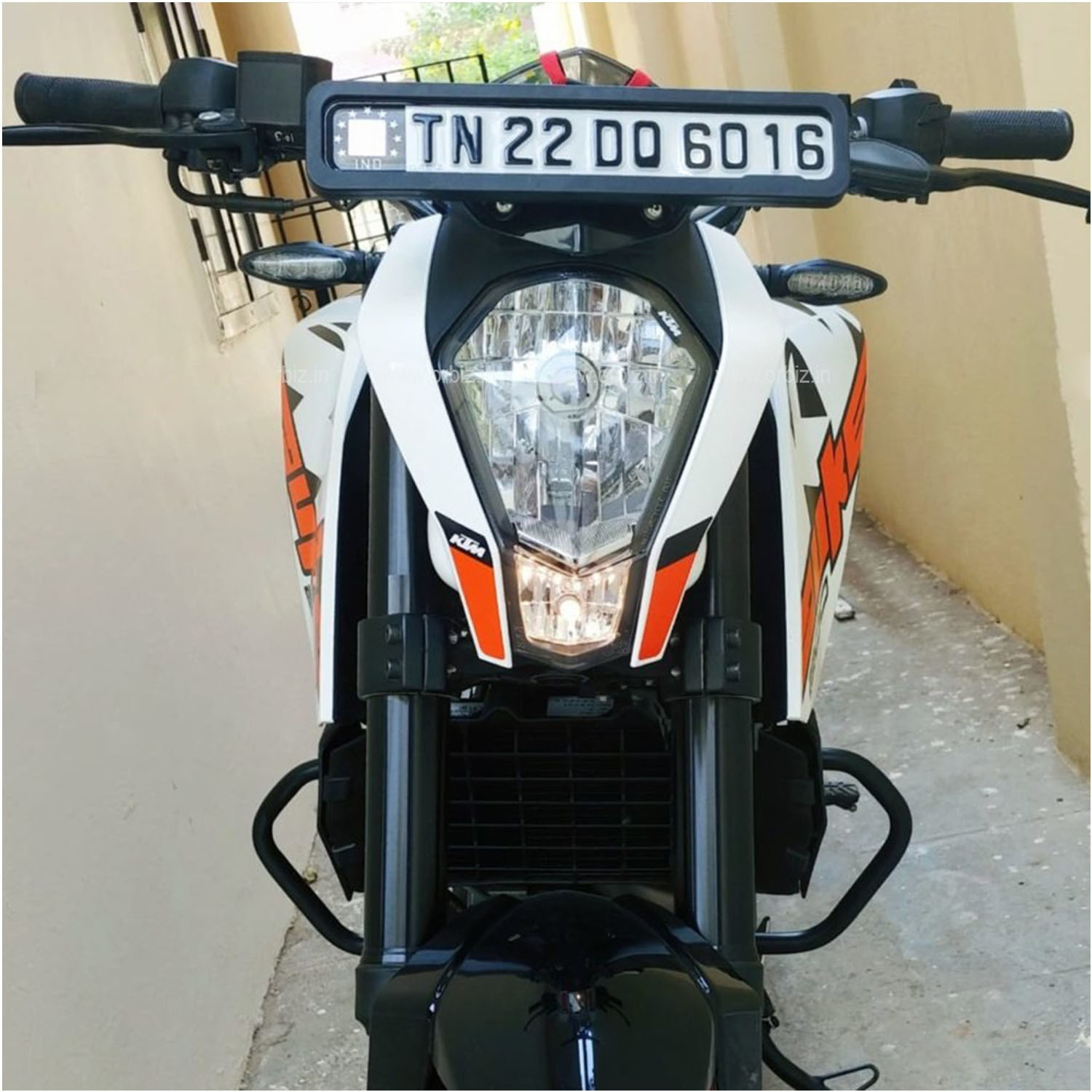 Image of COMICAL HIGH QUALITY WATERPROOF AND RUSTPROOF OPENABLE UNIVERSAL BIKE NUMBER PLATE FRAME-144 Bike Number Plate
