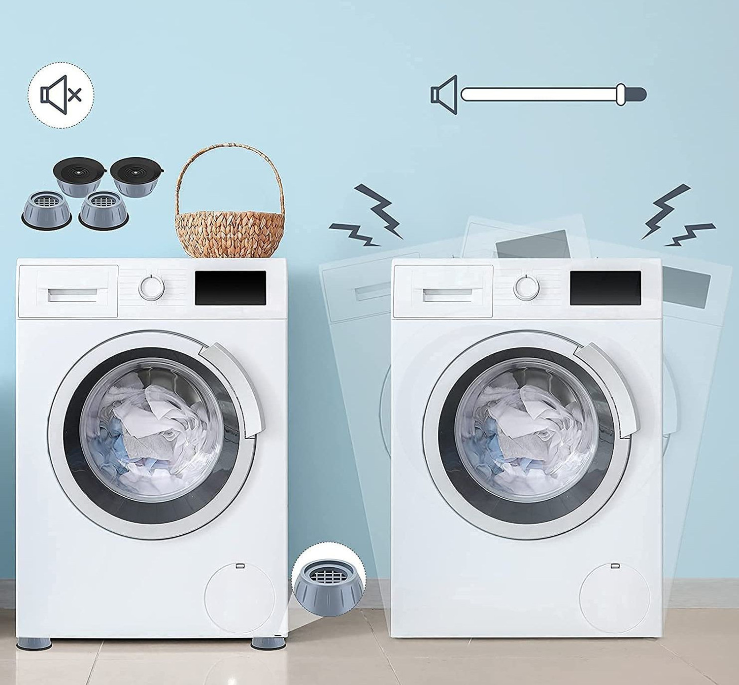 Image of RUVI TECHNOLOGIES Washing Machine Material Rubber