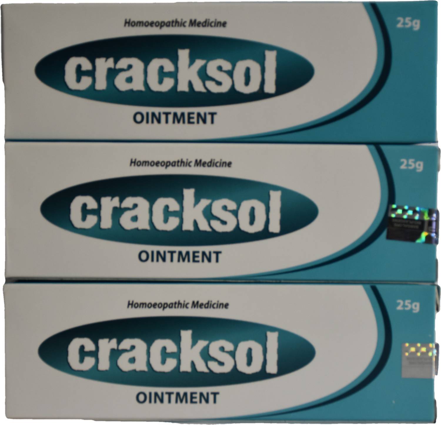 Bangalore Bio-Plasgens Cracksol Ointment Homeopathic Medicine - 3 x 25g Packs