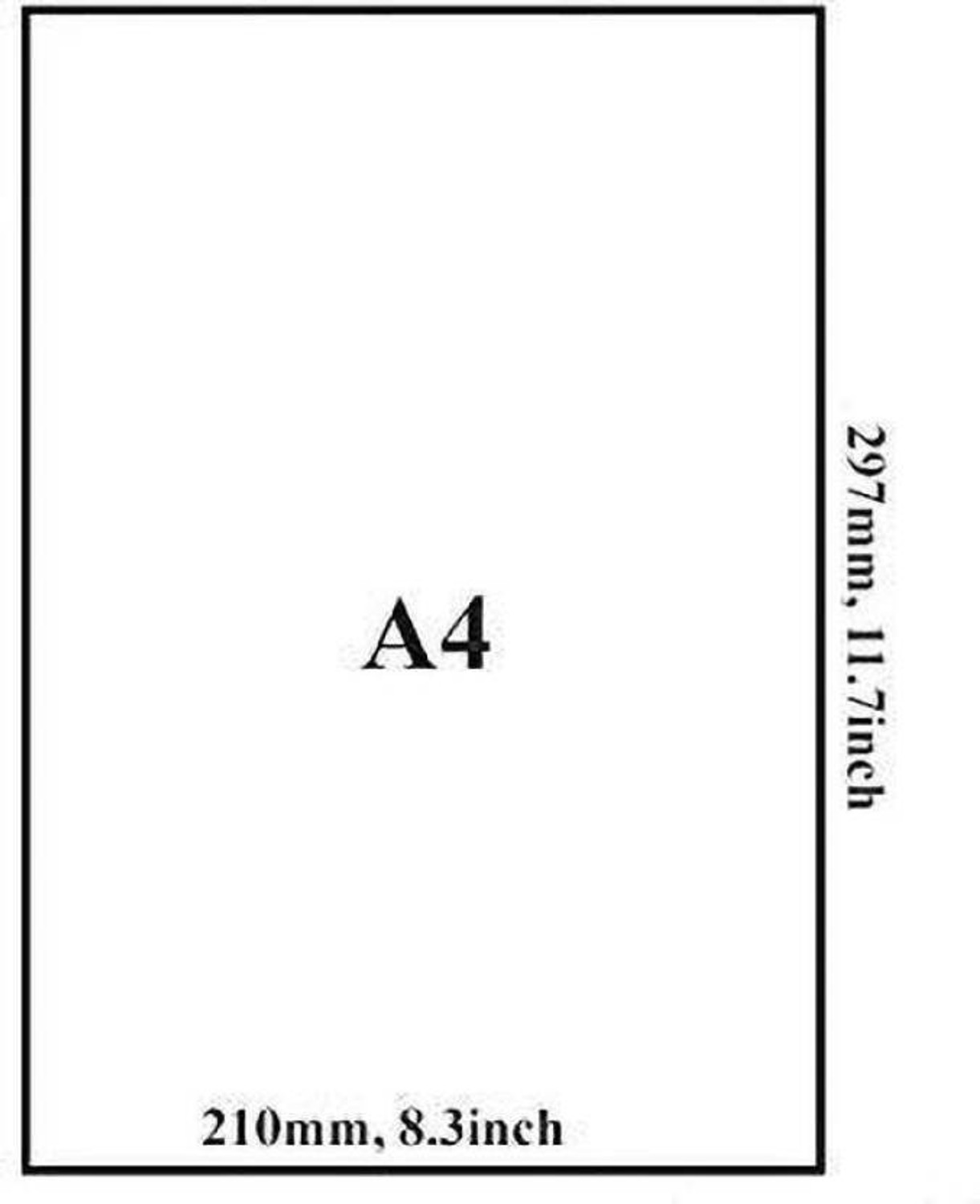 Image of Musify Unruled A4 size 70 gsm A4 paper