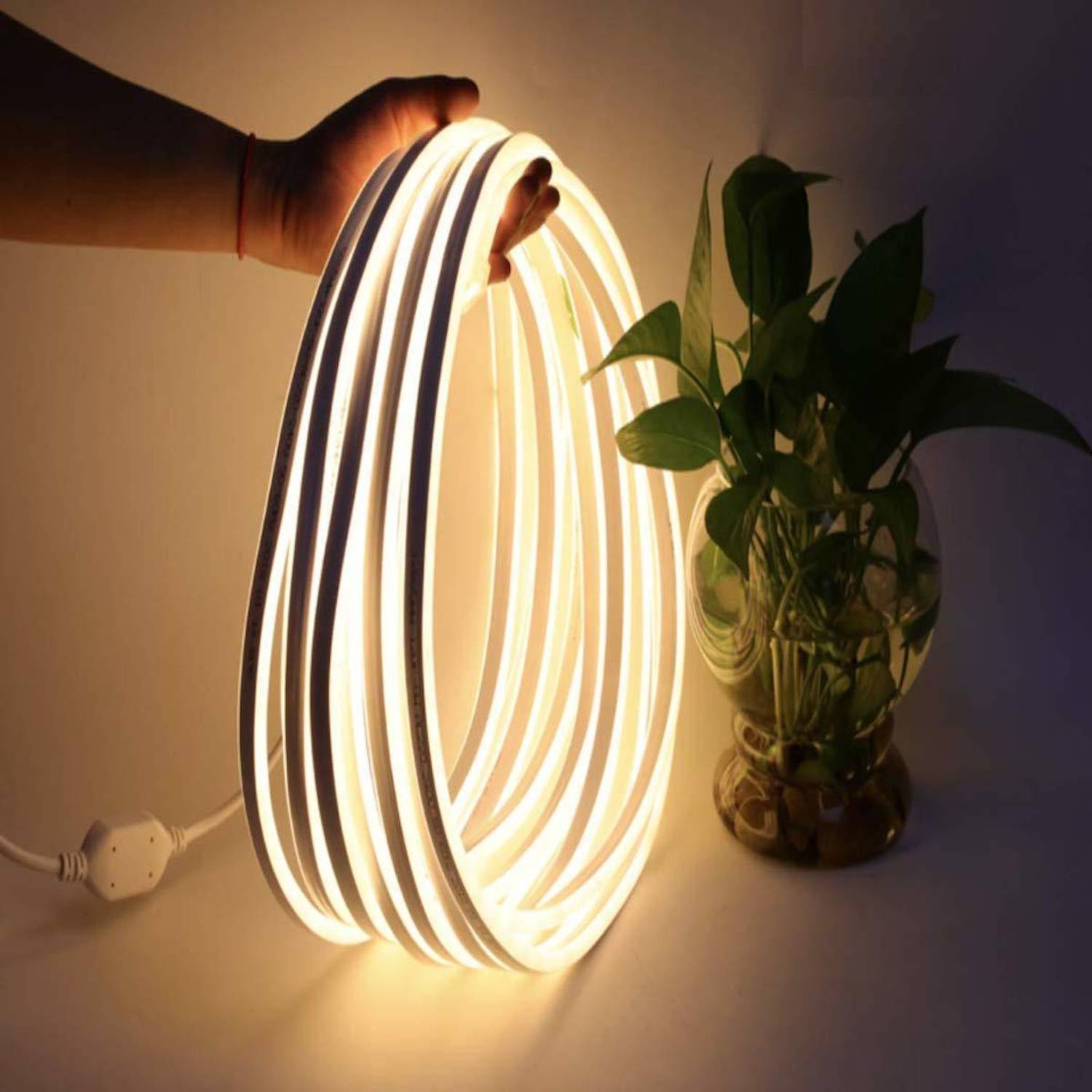 alila 120 LEDs 5 m Yellow Steady Strip Rice Lights