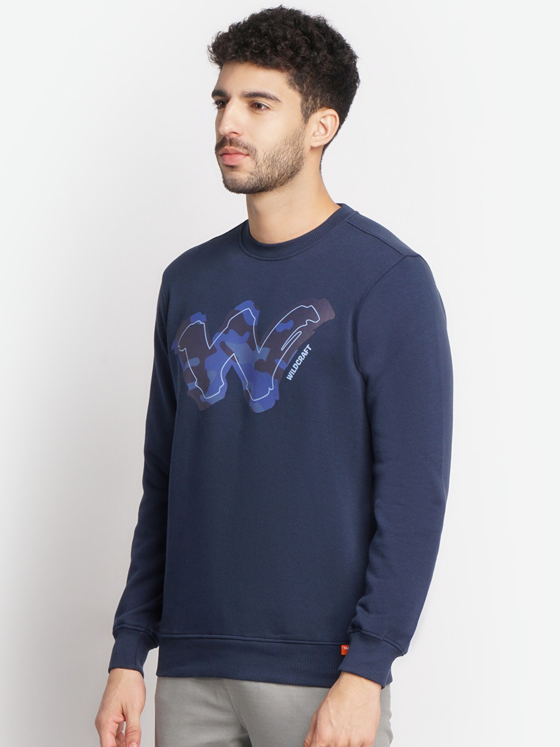 Image of Wildcraft Full Sleeve Printed Men Sweatshirt