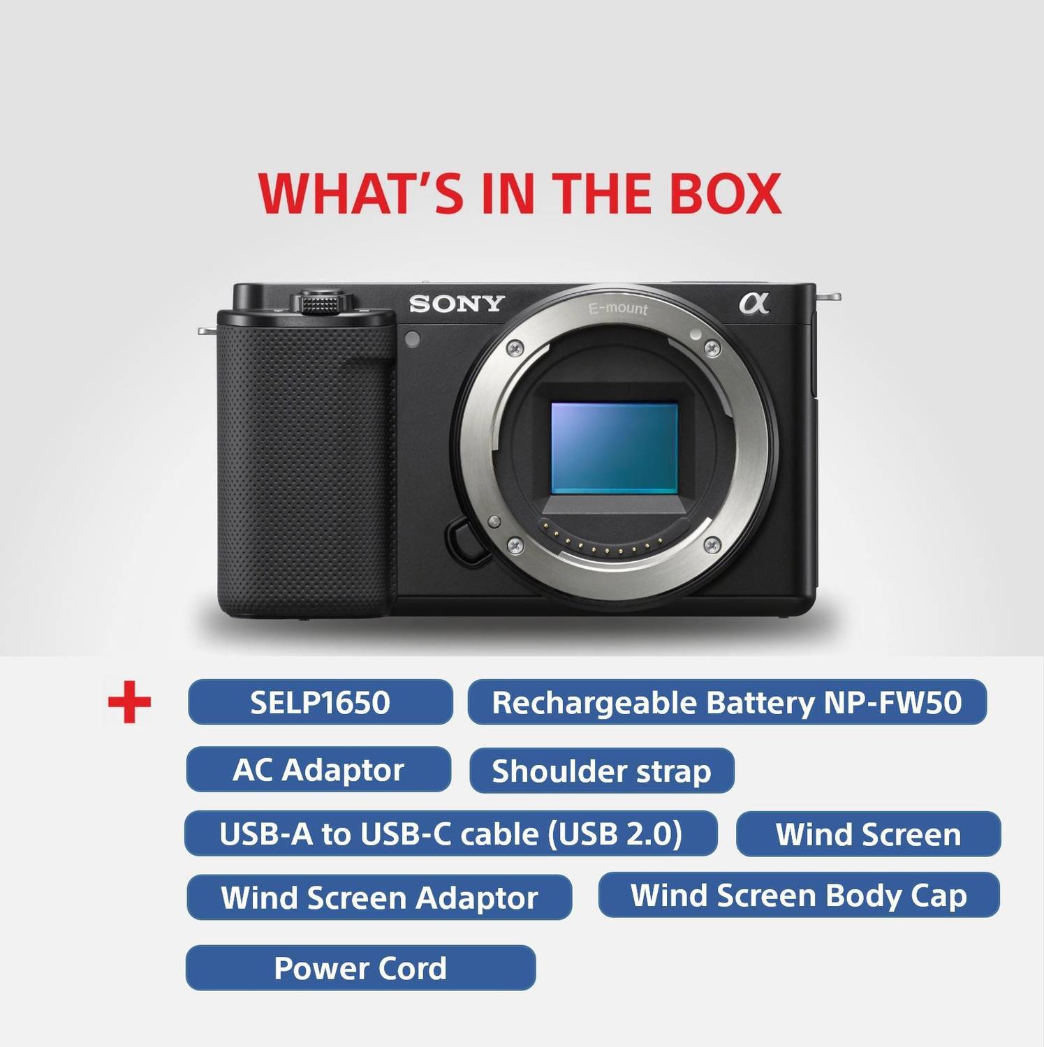 SONY ZV-E10 Mirrorless Camera Body Only Vlog Price in India - Buy
