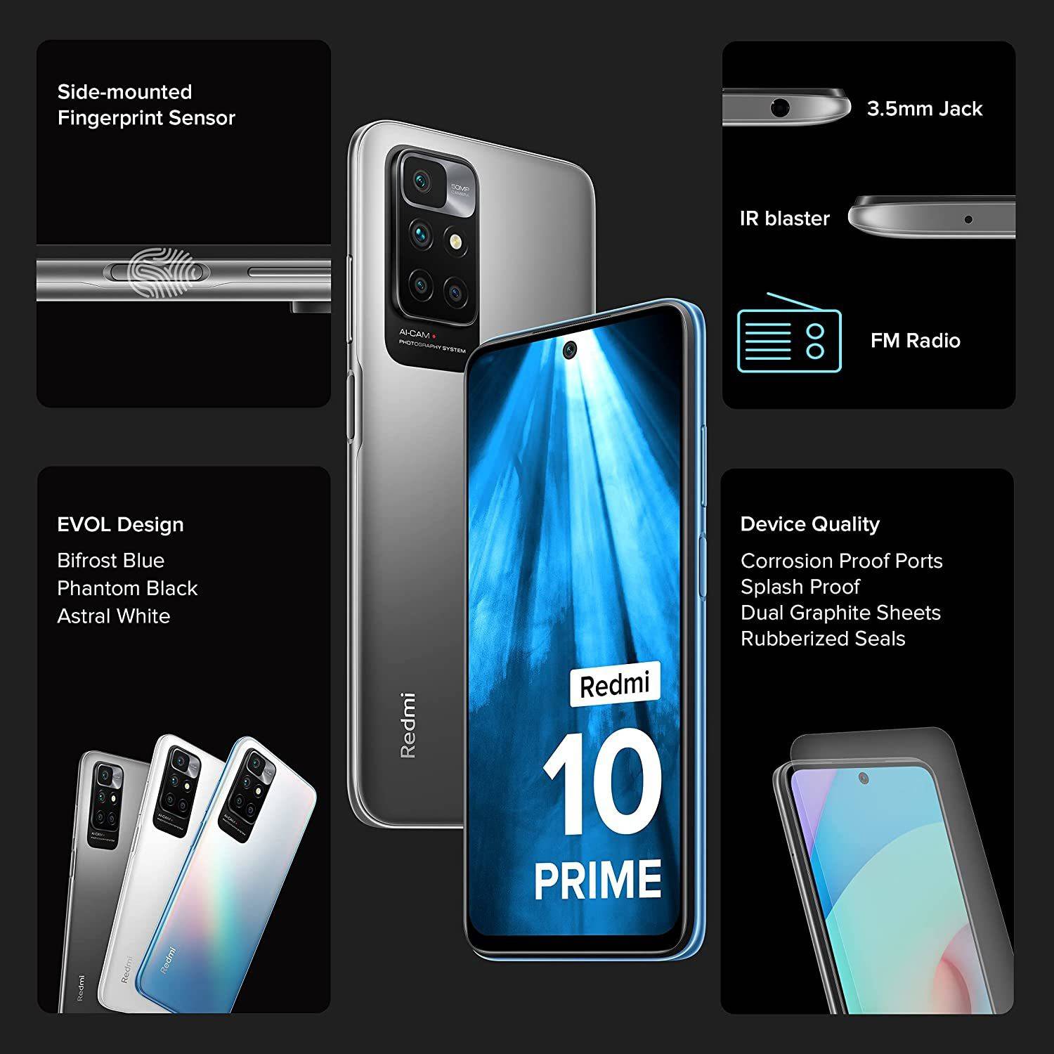 Redmi 10 Prime (Phantom Black, 64 GB) - Image 5