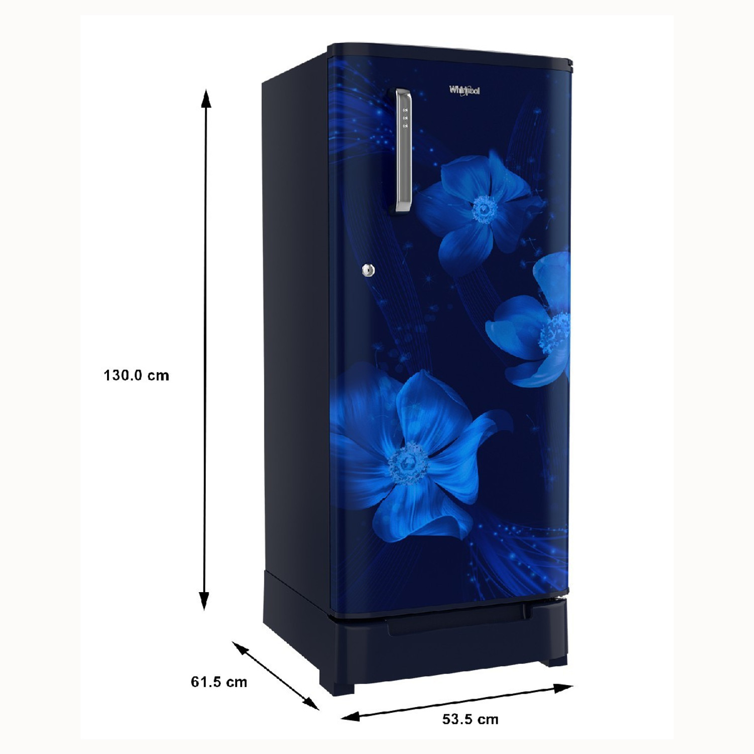 Image of Whirlpool 190 L Direct Cool Single Door 3 Star Refrigerator with Base Drawer